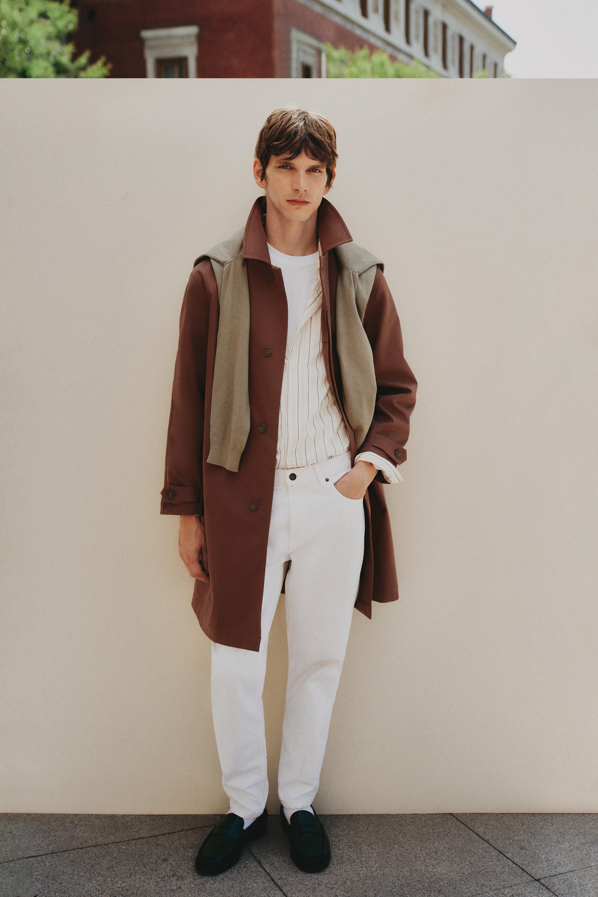 Oversized trench coat — CHOCOLATE