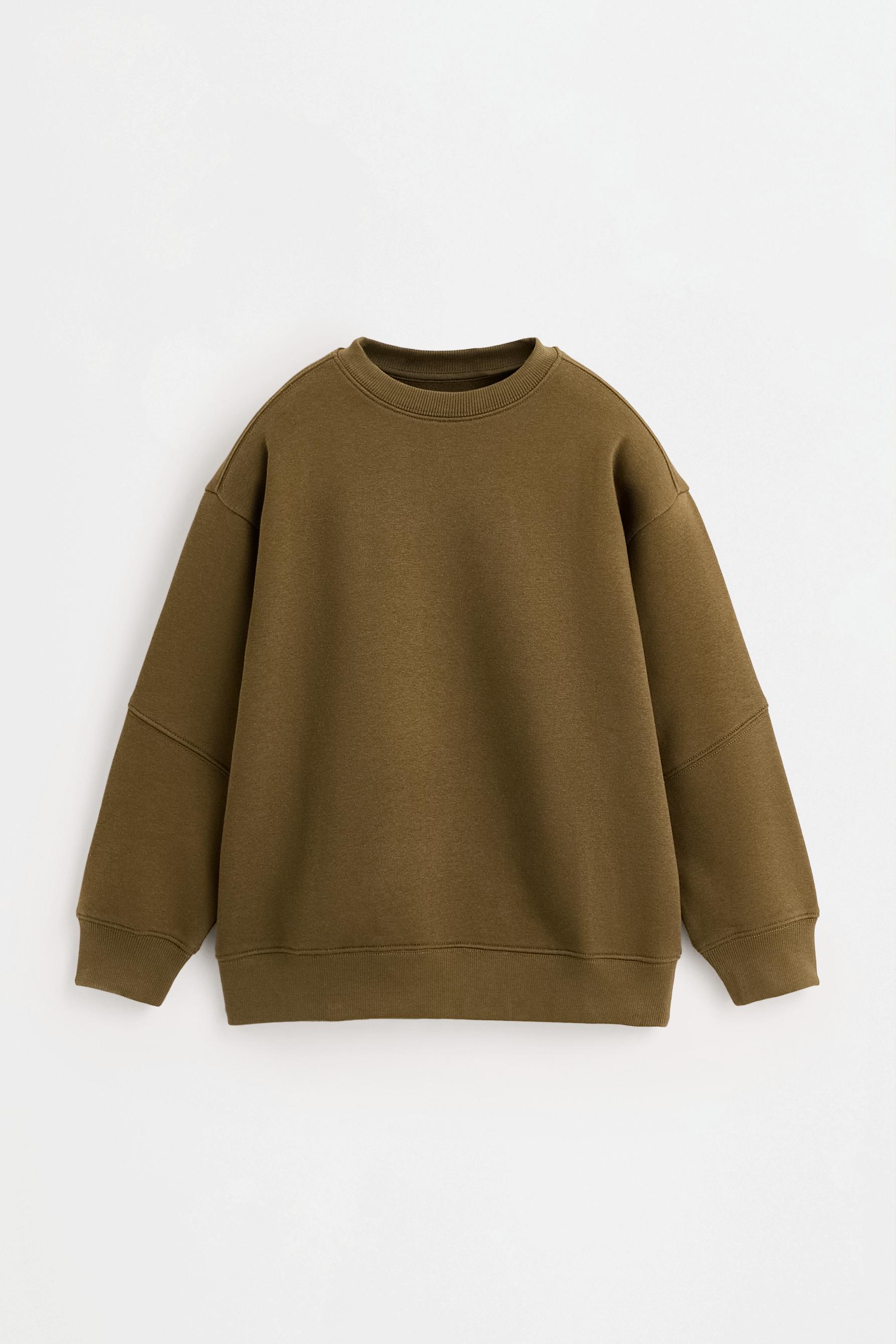 Pack of 4 plain plush sweatshirts — DARK TURQUOISE