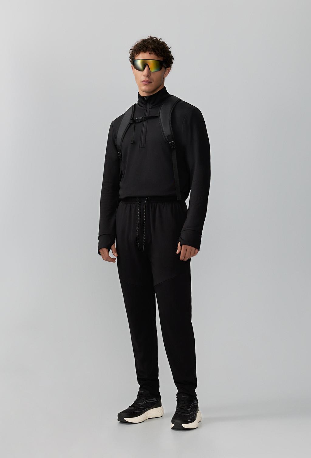 Textured sports trousers