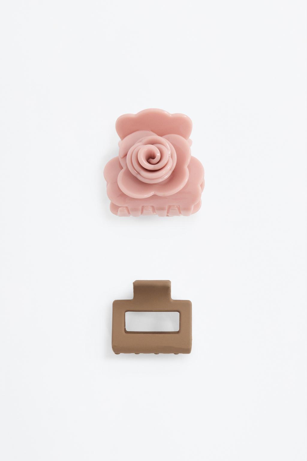 2-pack of flower hair clips