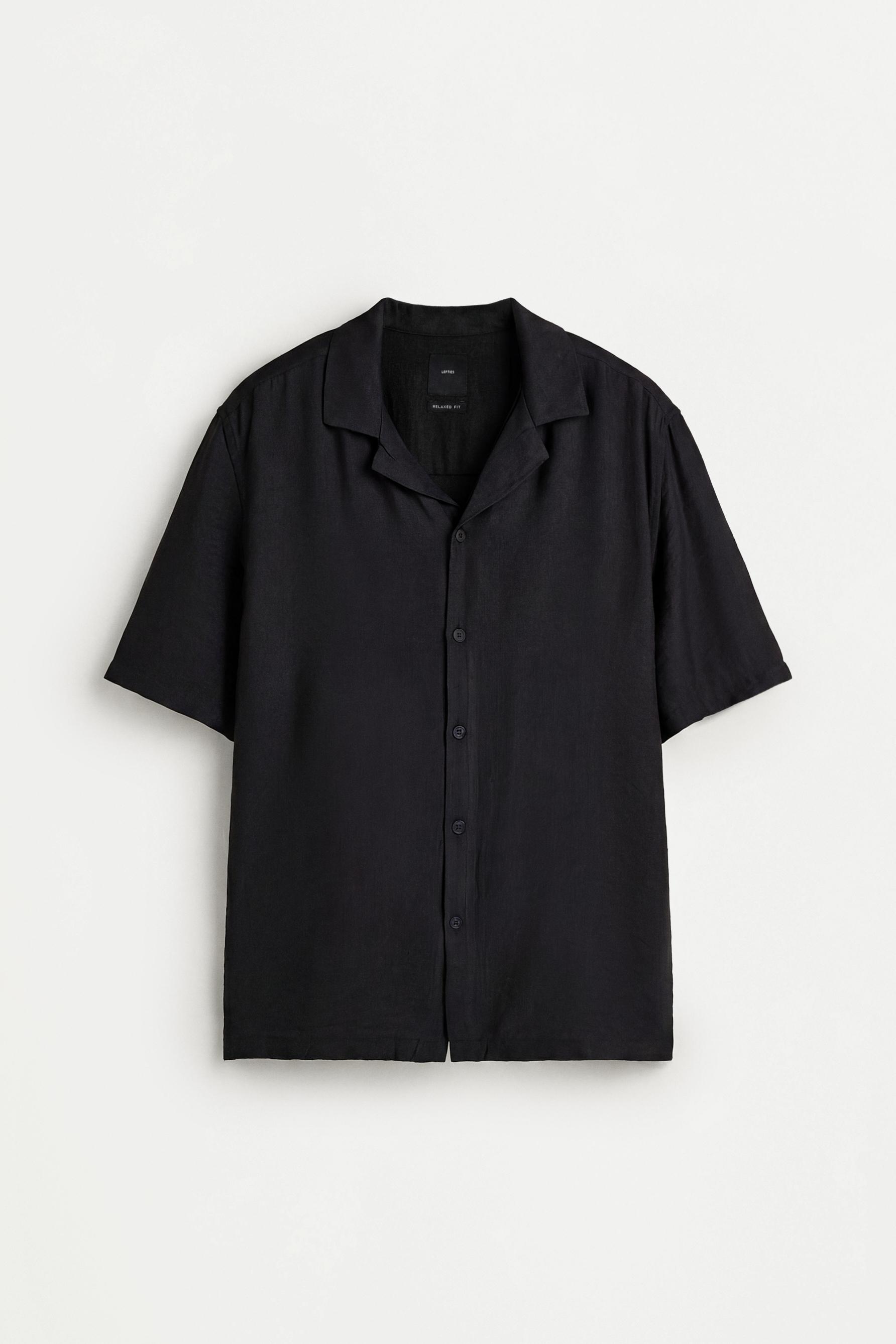 Flowing shirt — BLACK