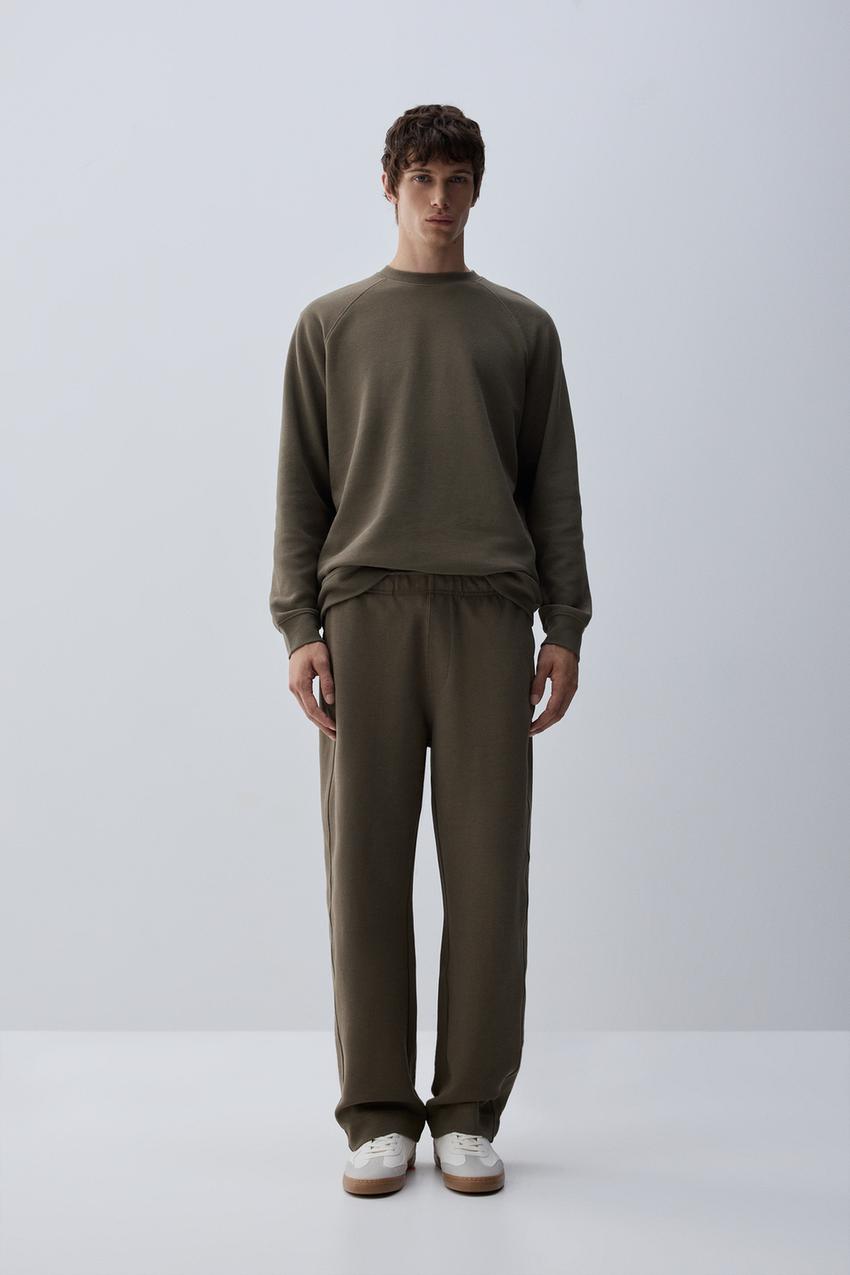 Textured trousers Tracksuit Bottoms Trousers CLOTHING Man