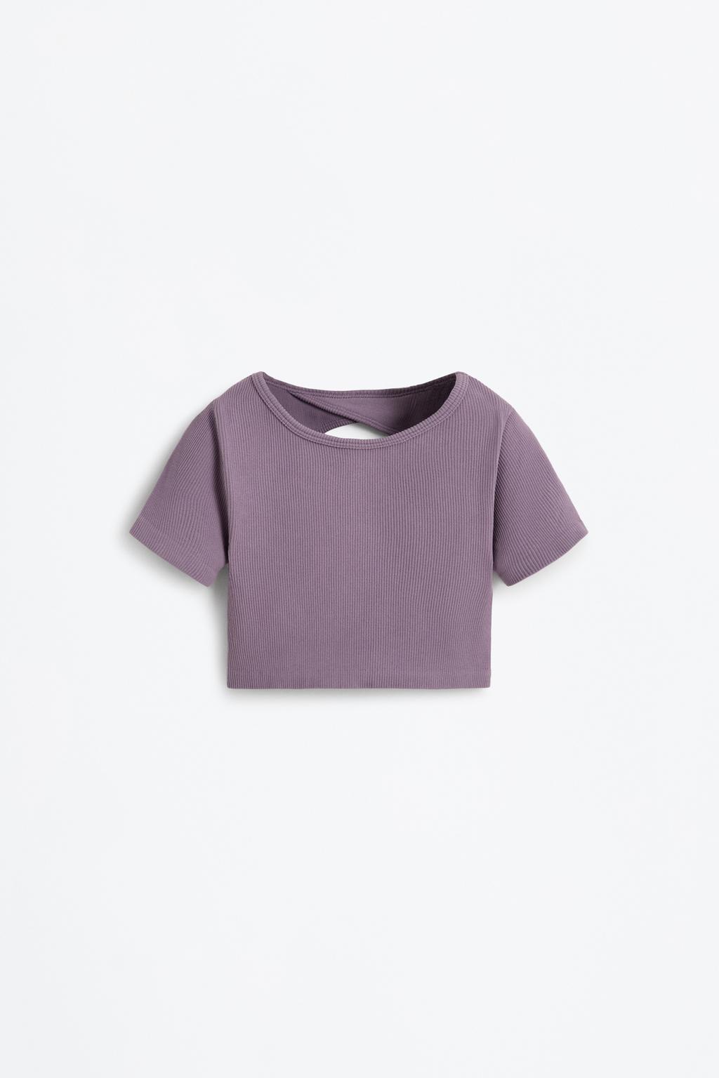 Ribbed sports top