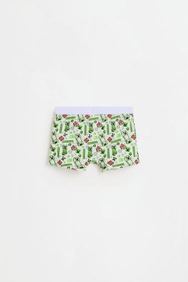 Minecraft boxer briefs (3-pack) — PALE GREY 3