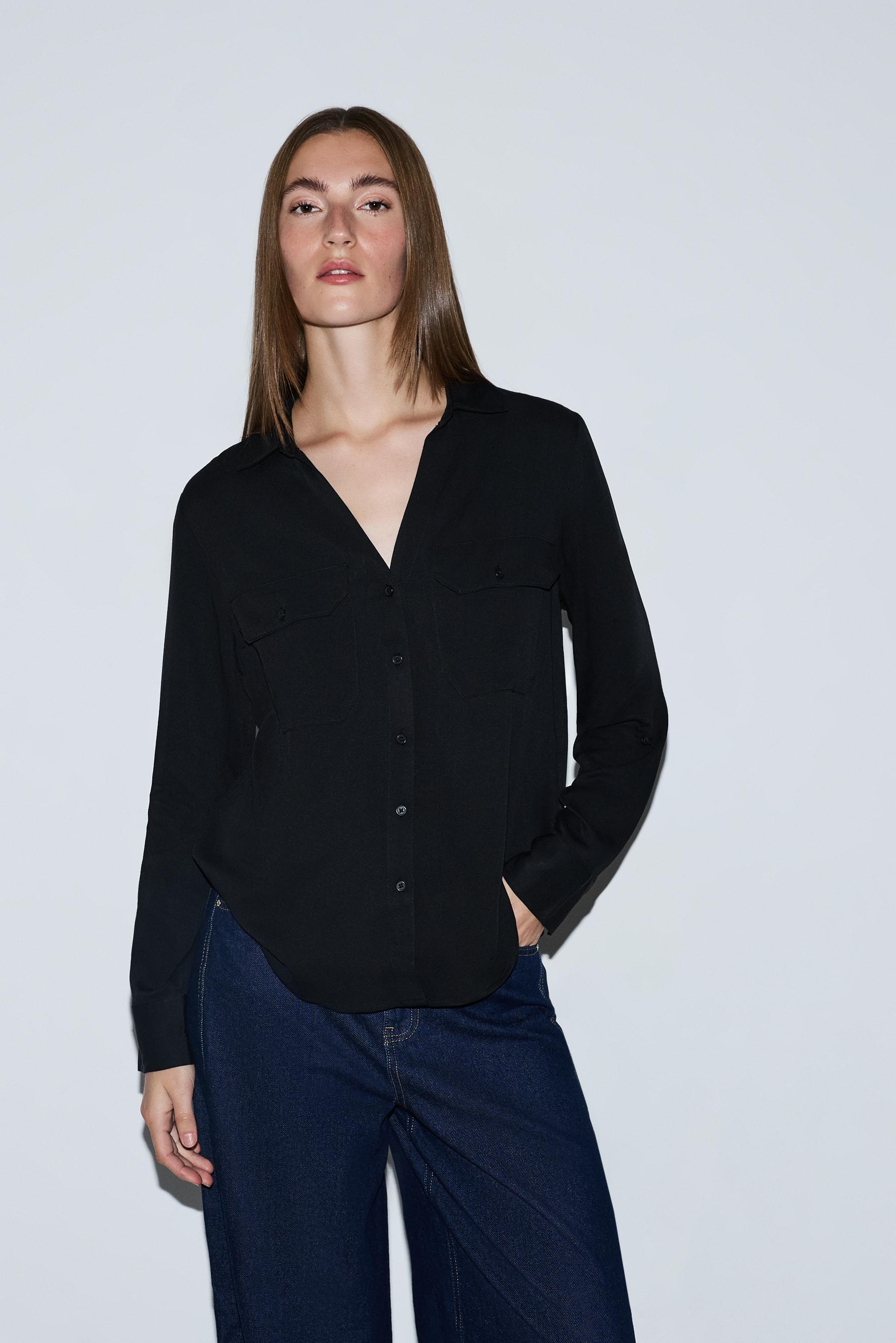 Camisa básica fluida