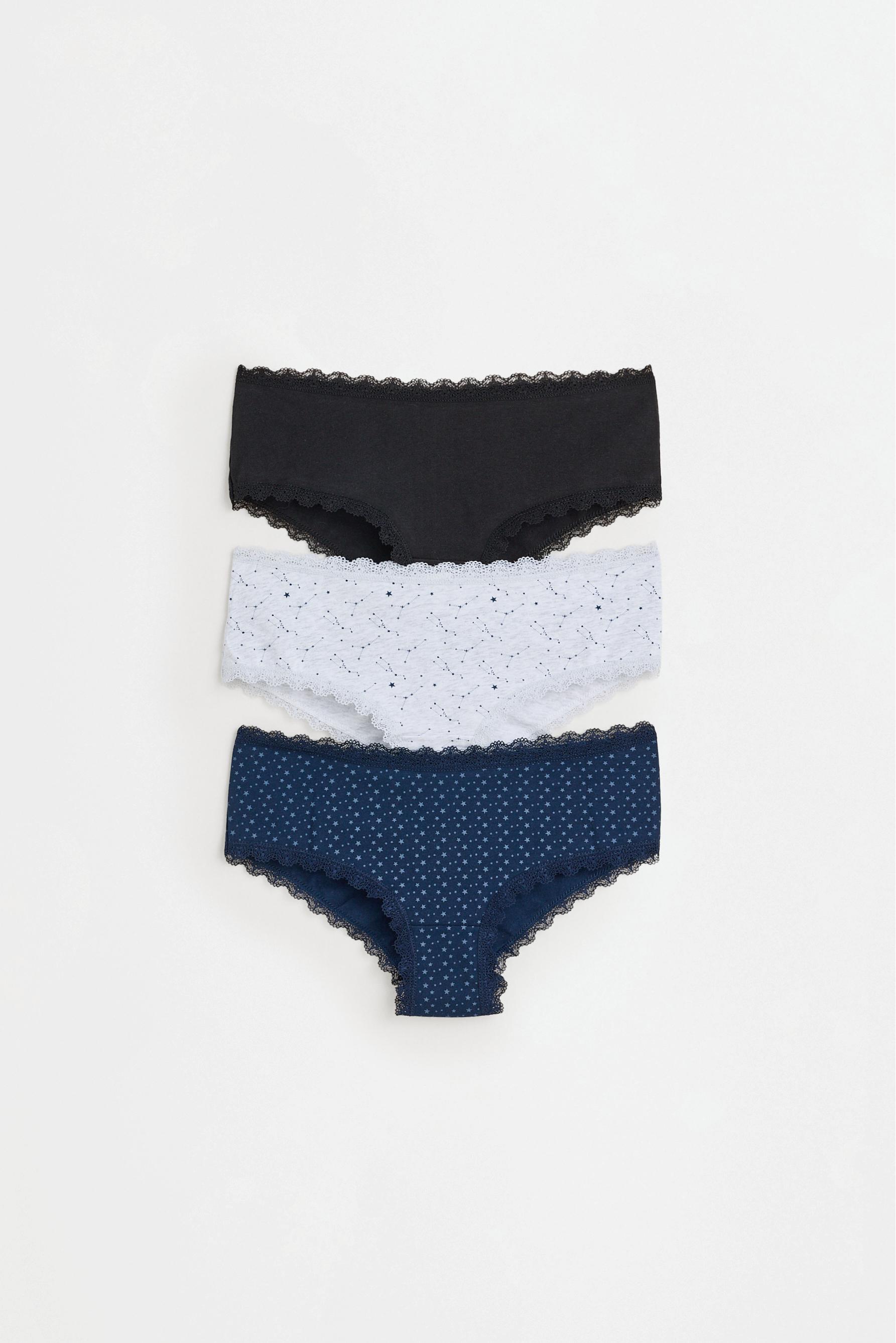Assorted hipster briefs (3-pack) — INDIGO BLUE