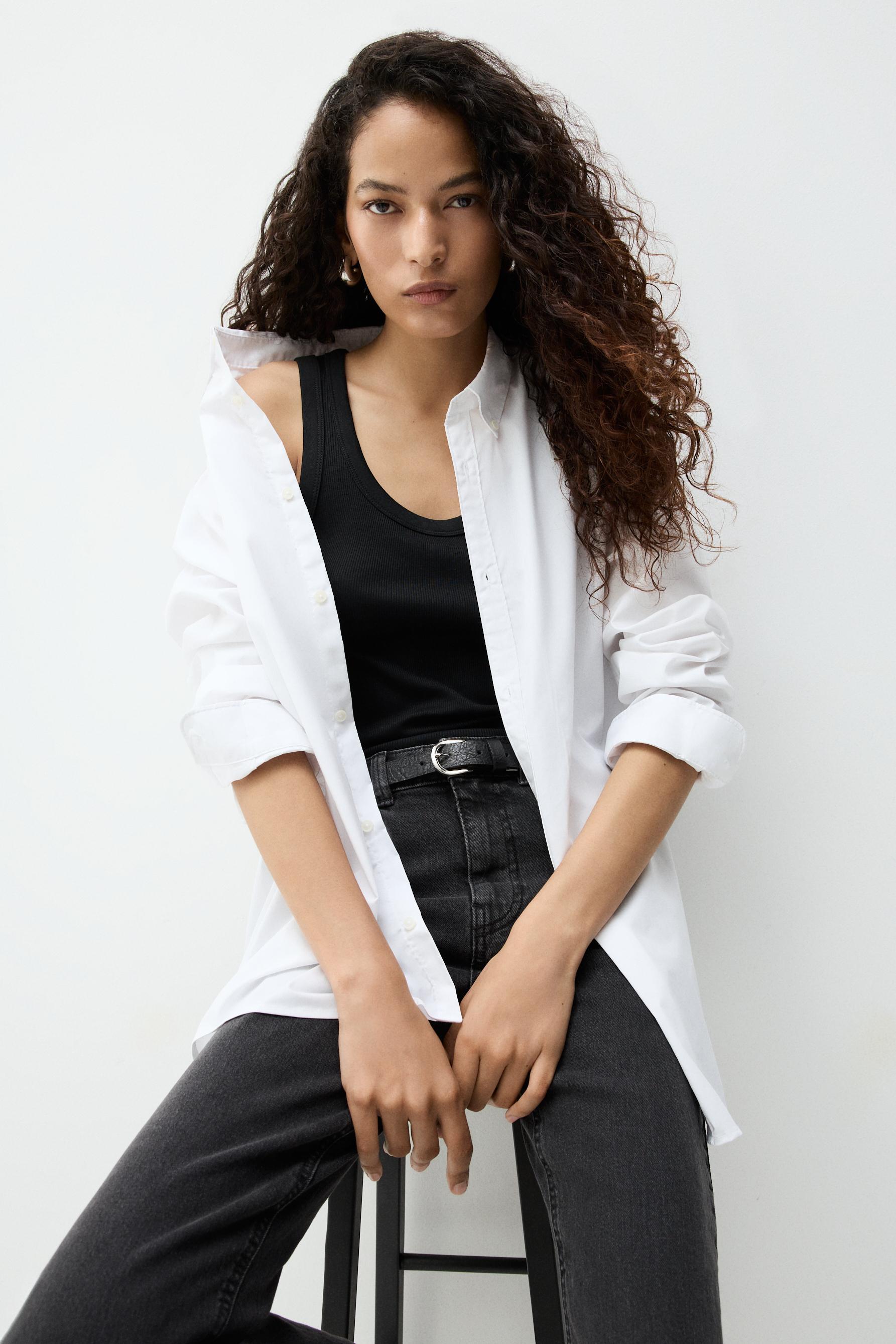 Racerback top — BLACK