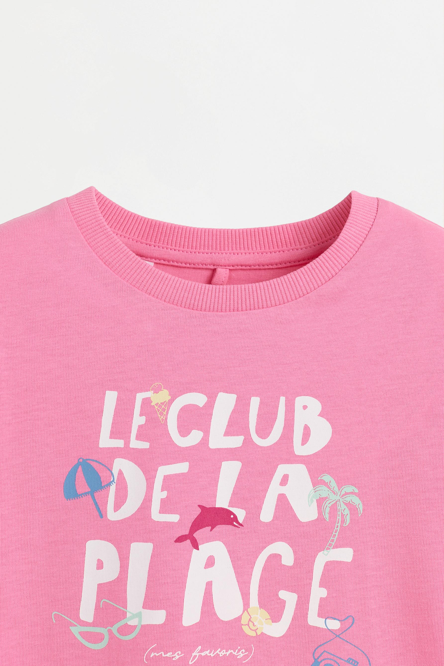 Pack of 2 assorted T-shirts — FUCHSIA