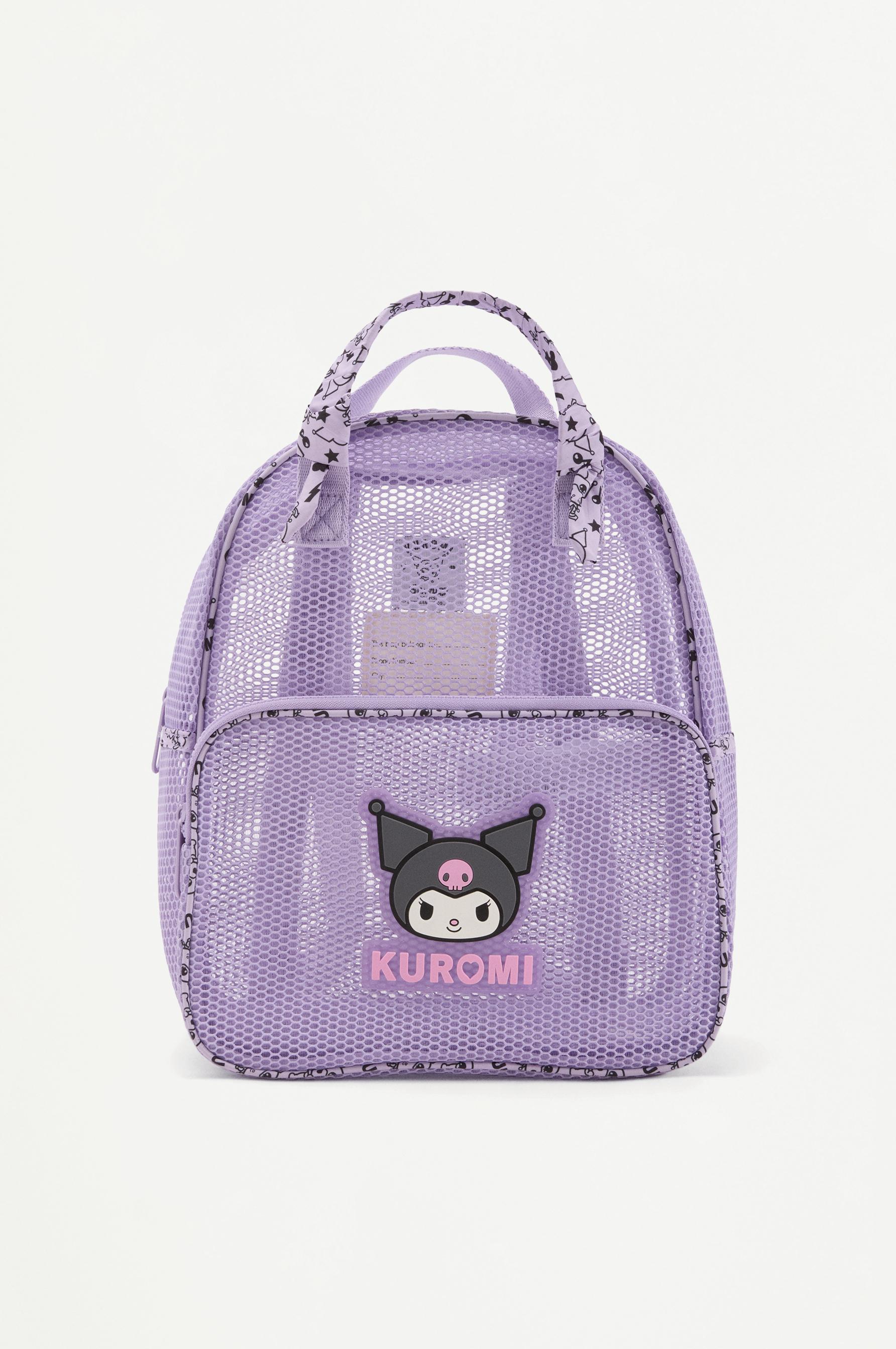KUROMI ©SANRIO mesh backpack — MAUVE