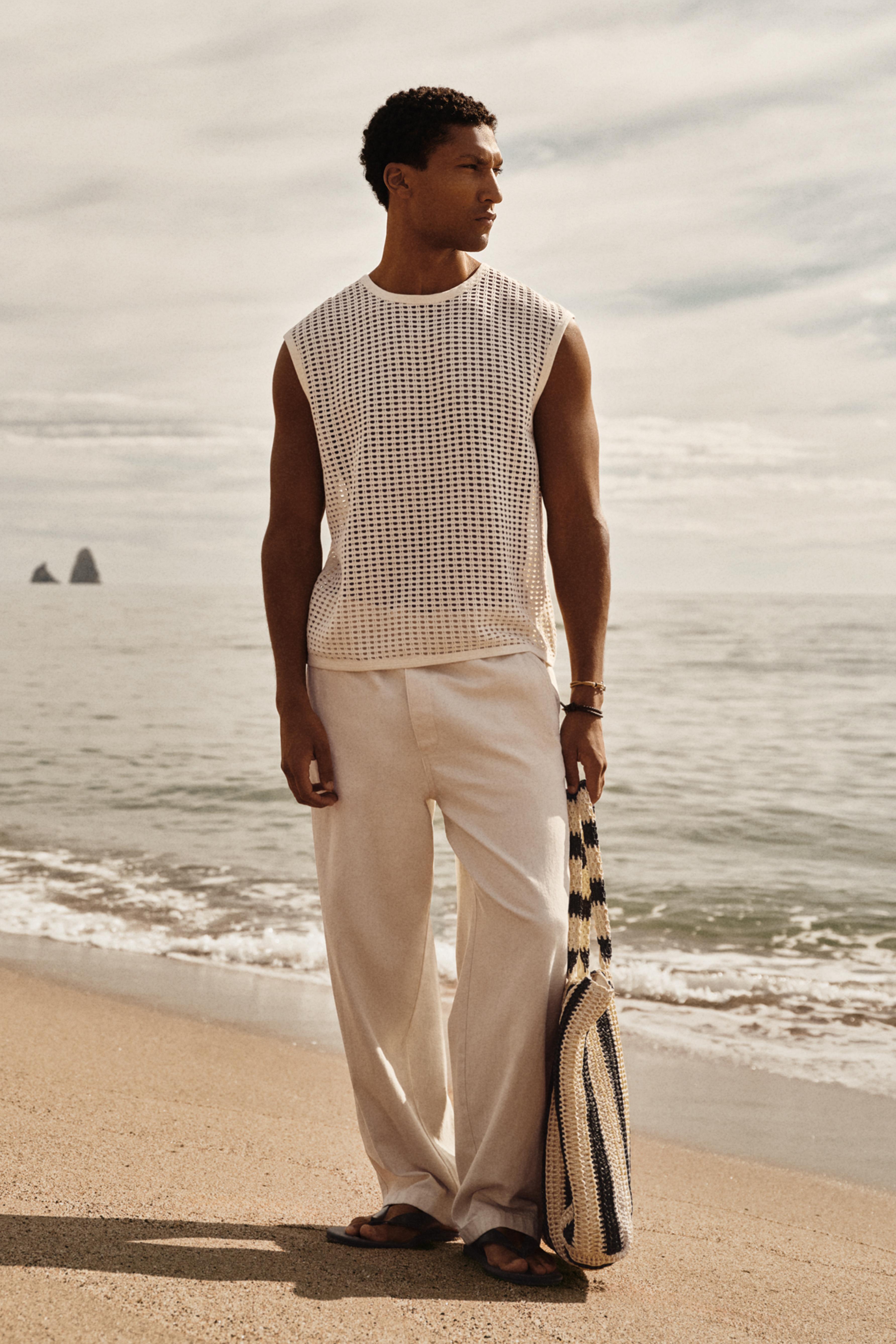 Mesh tank top — BUTTER