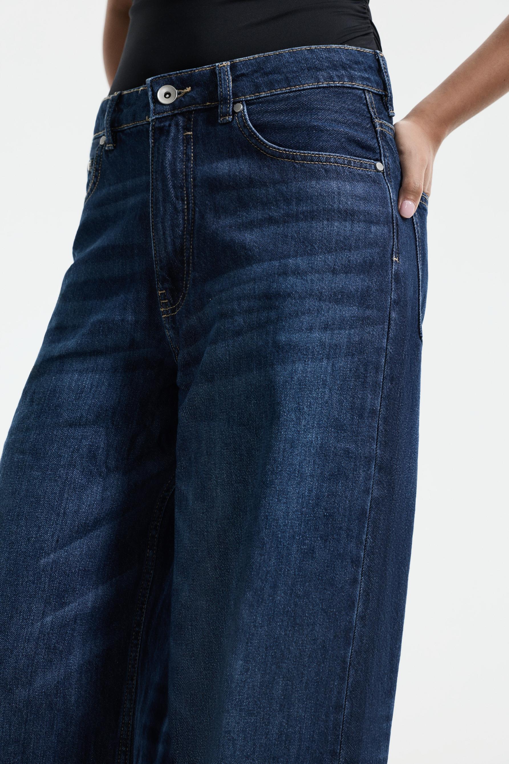 Wide-leg jeans — INK BLUE