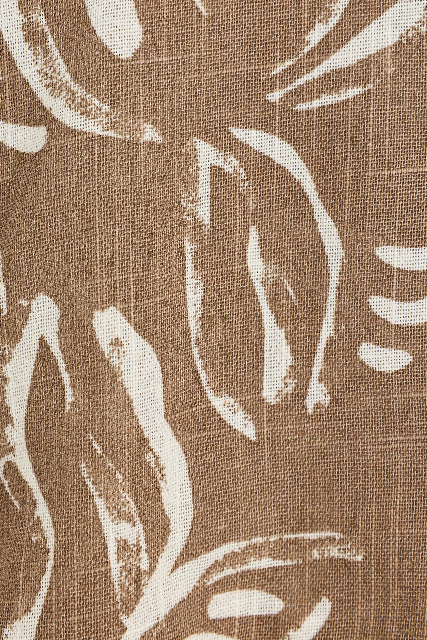 Printed rustic shirt — MINK
