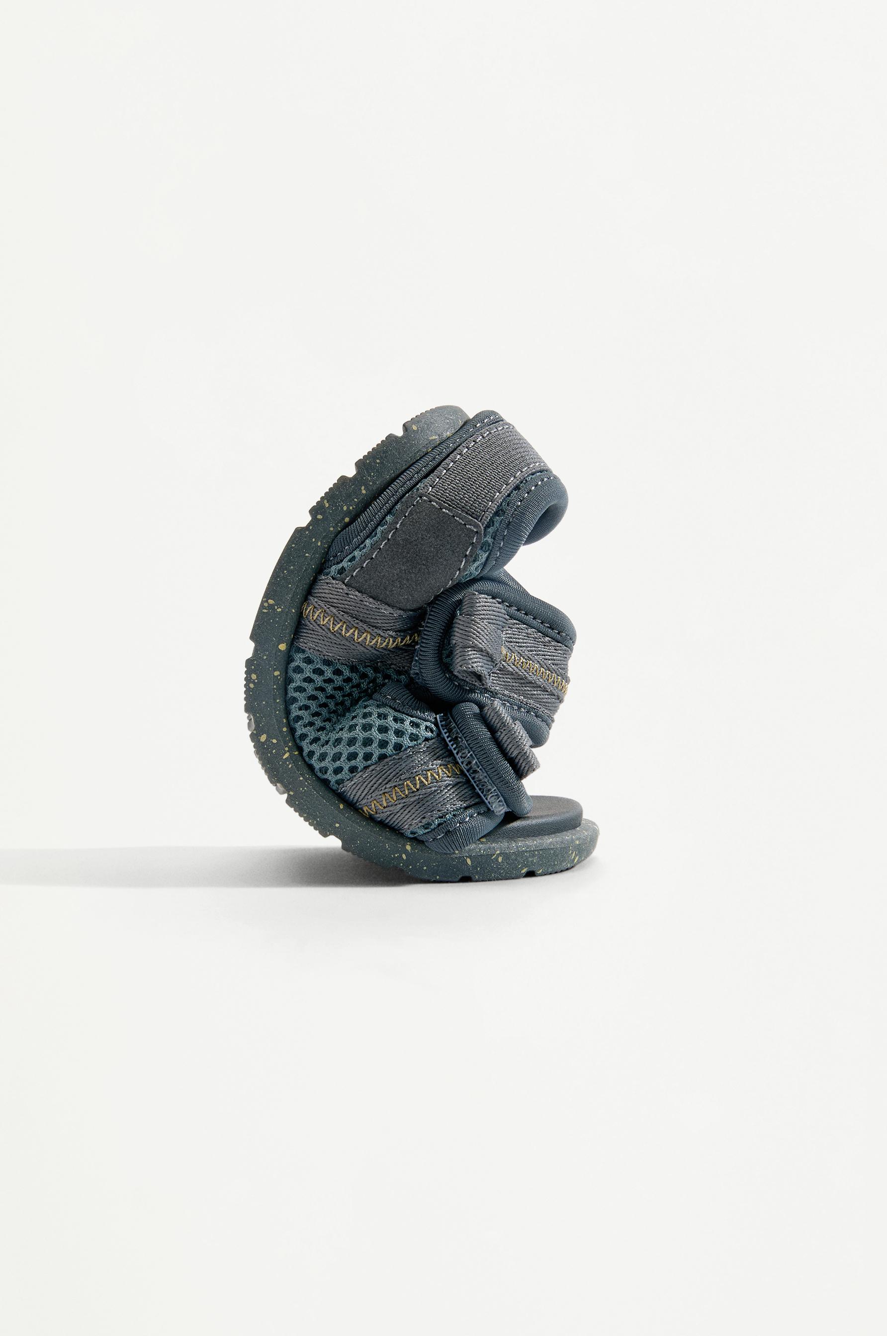 Barefoot adventure sandals — PETROL BLUE
