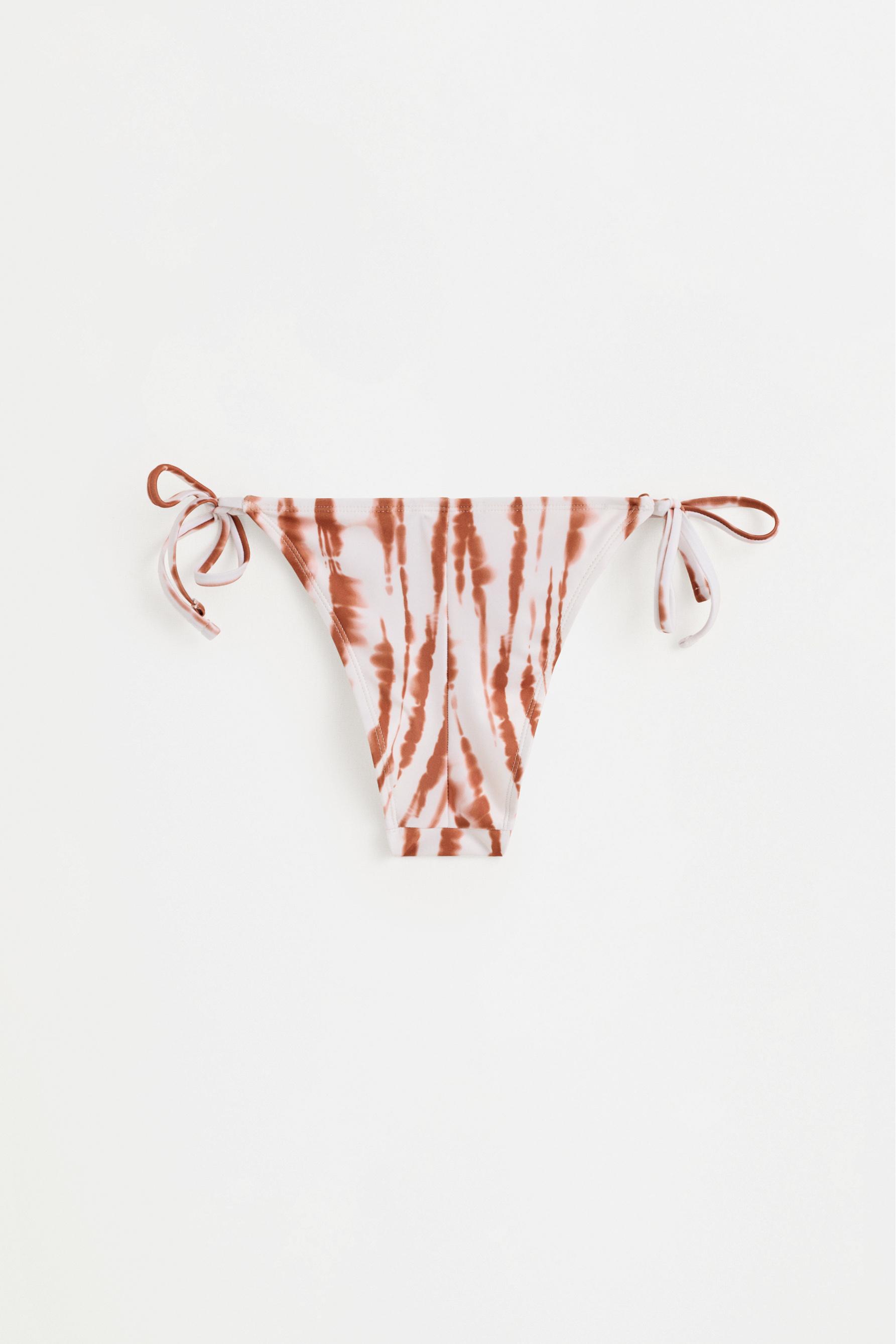 Bikini bottom — WHITE/ORANGE