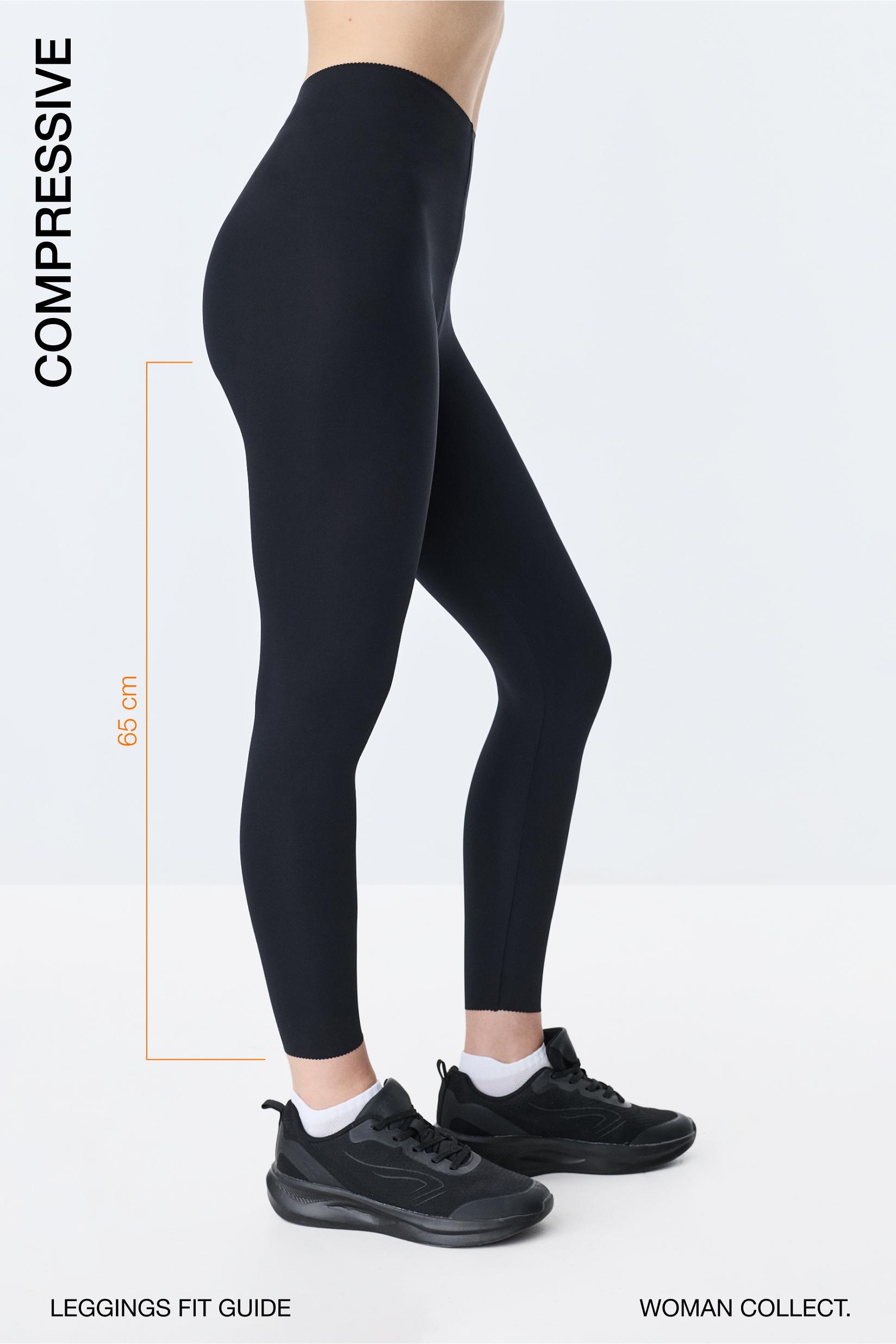 Shaping sports leggings — BLACK