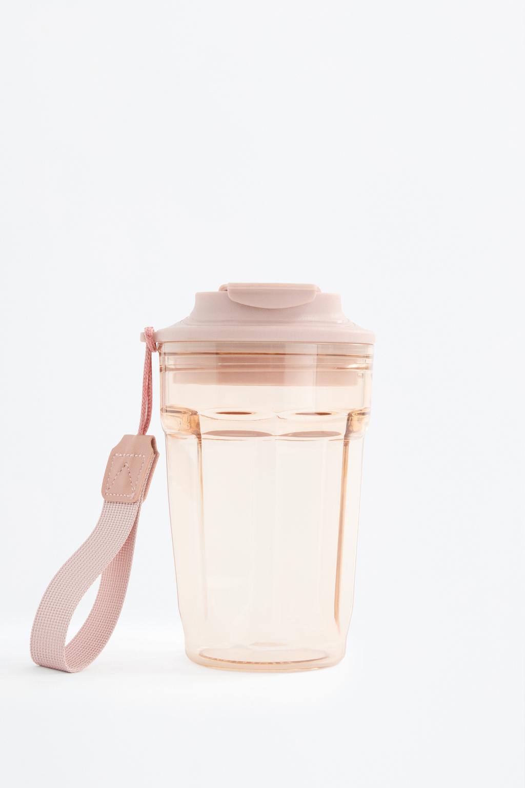 Vaso transparente con tapa 500ml