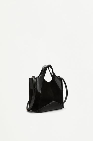 Patchwork crossbody bag — BLACK 2