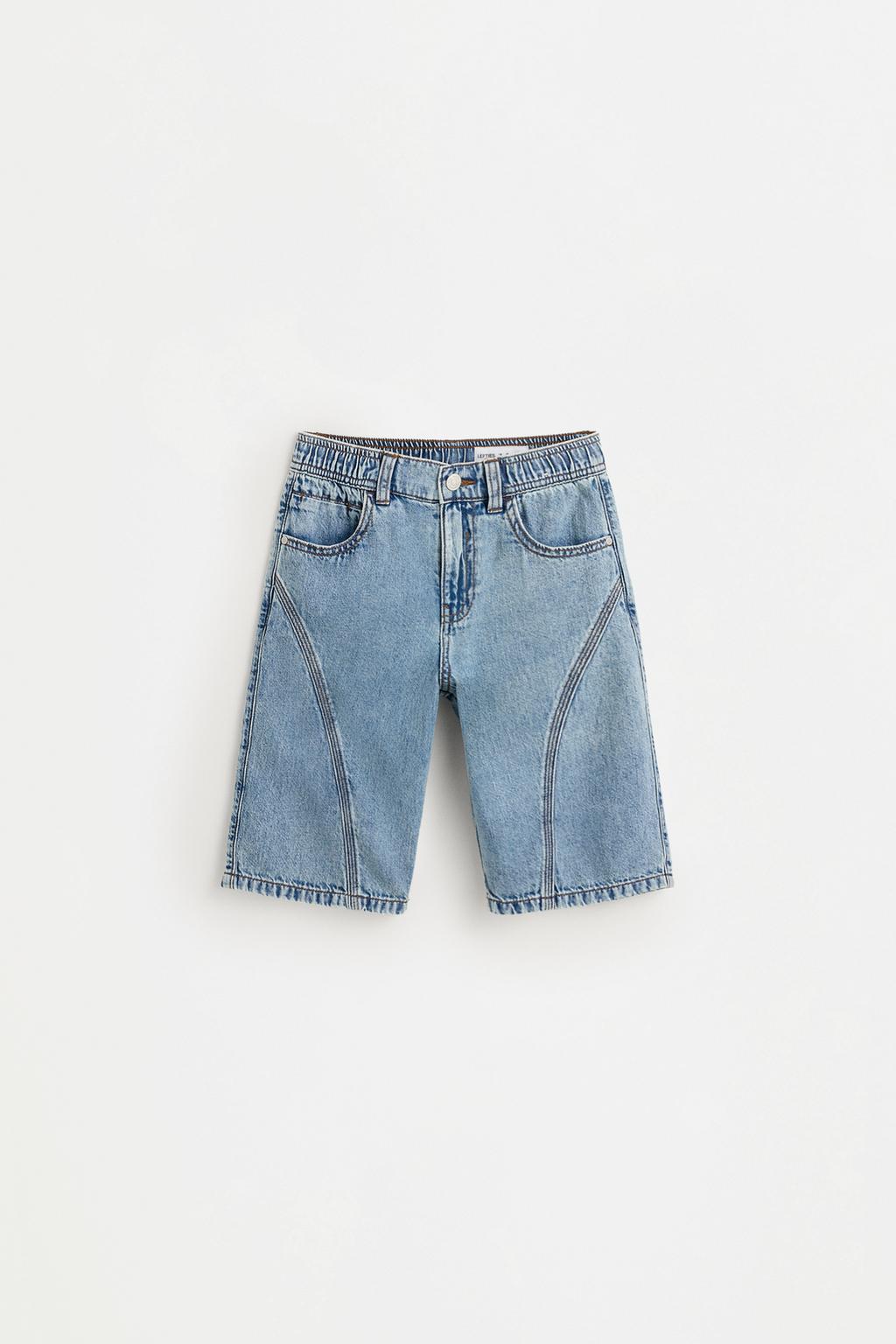 Denim skater Bermuda shorts – Lefties – صورة المنتج