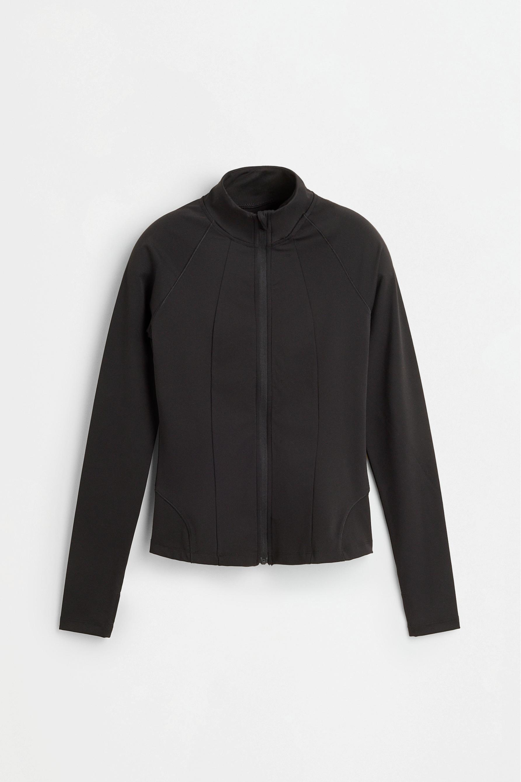 Basic sports jacket — BLACK