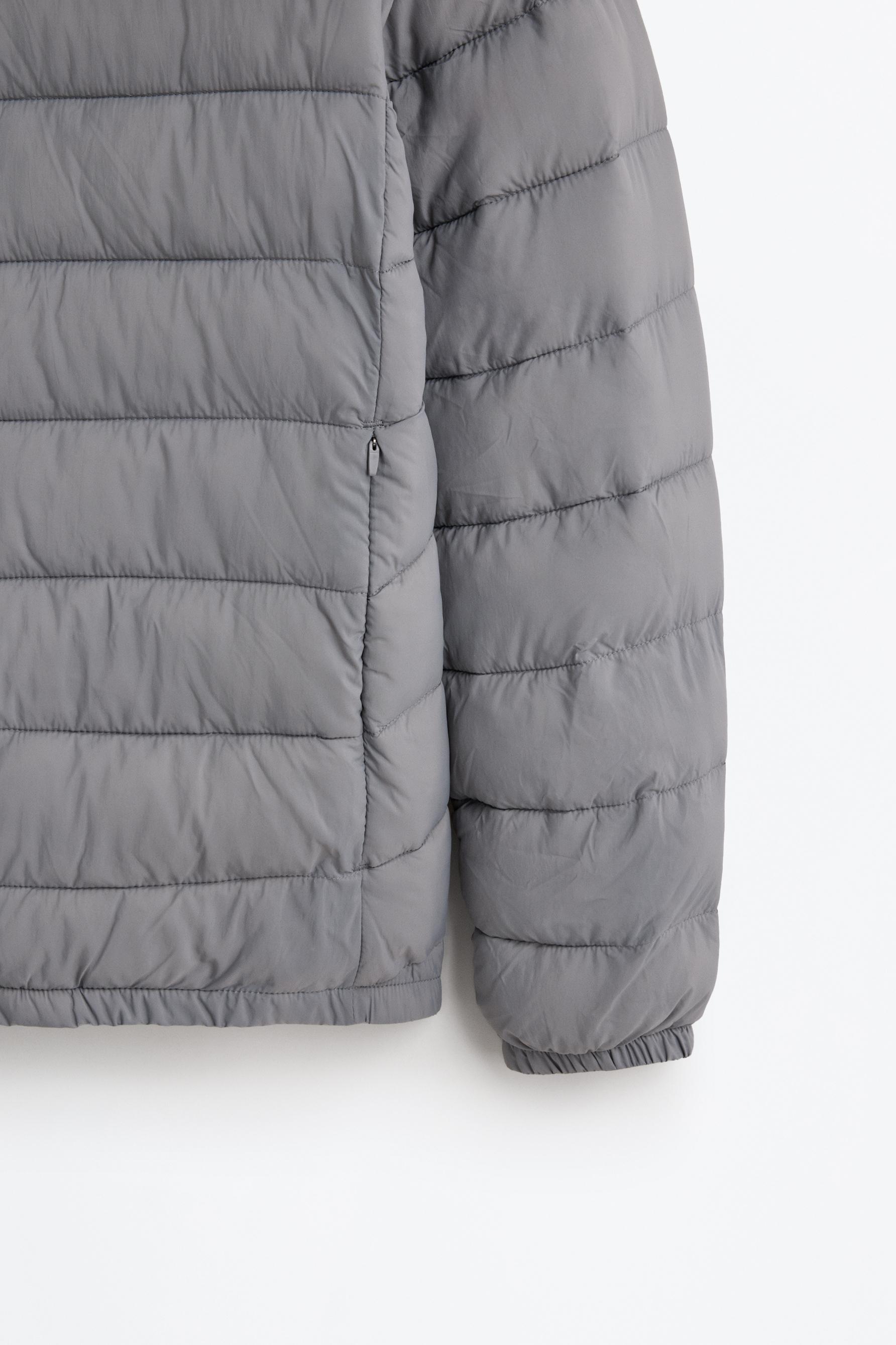 Lightweight quilted jacket — PALE GREY