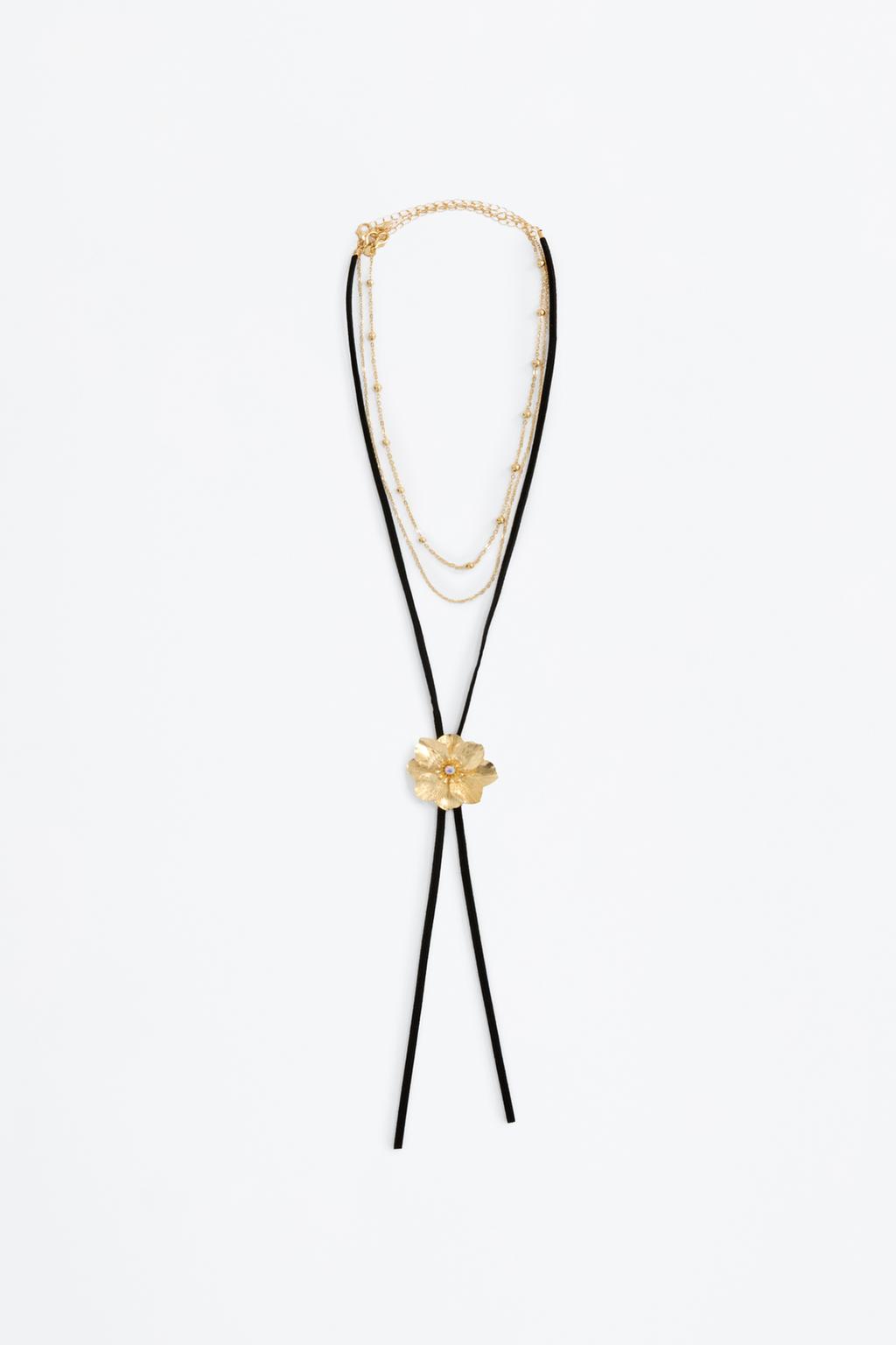 Collar múltiple flor