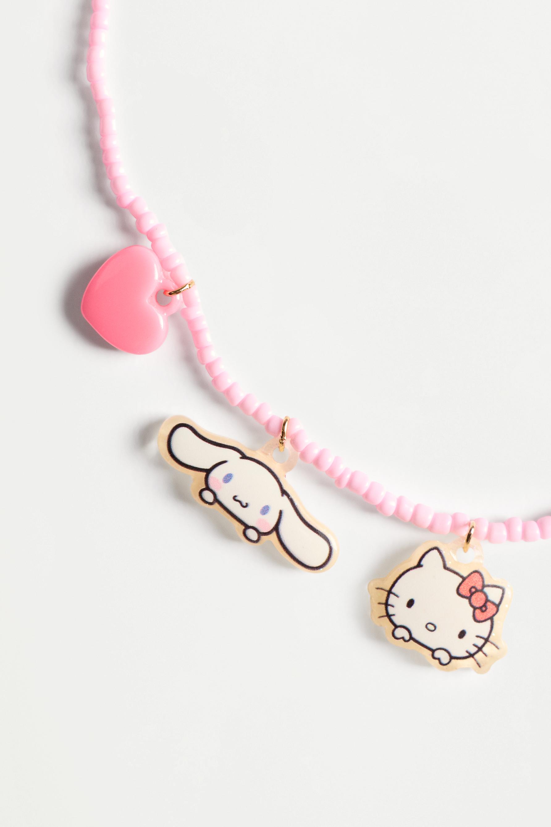 Hello Kitty ©SANRIO charm necklace — PASTEL PINK