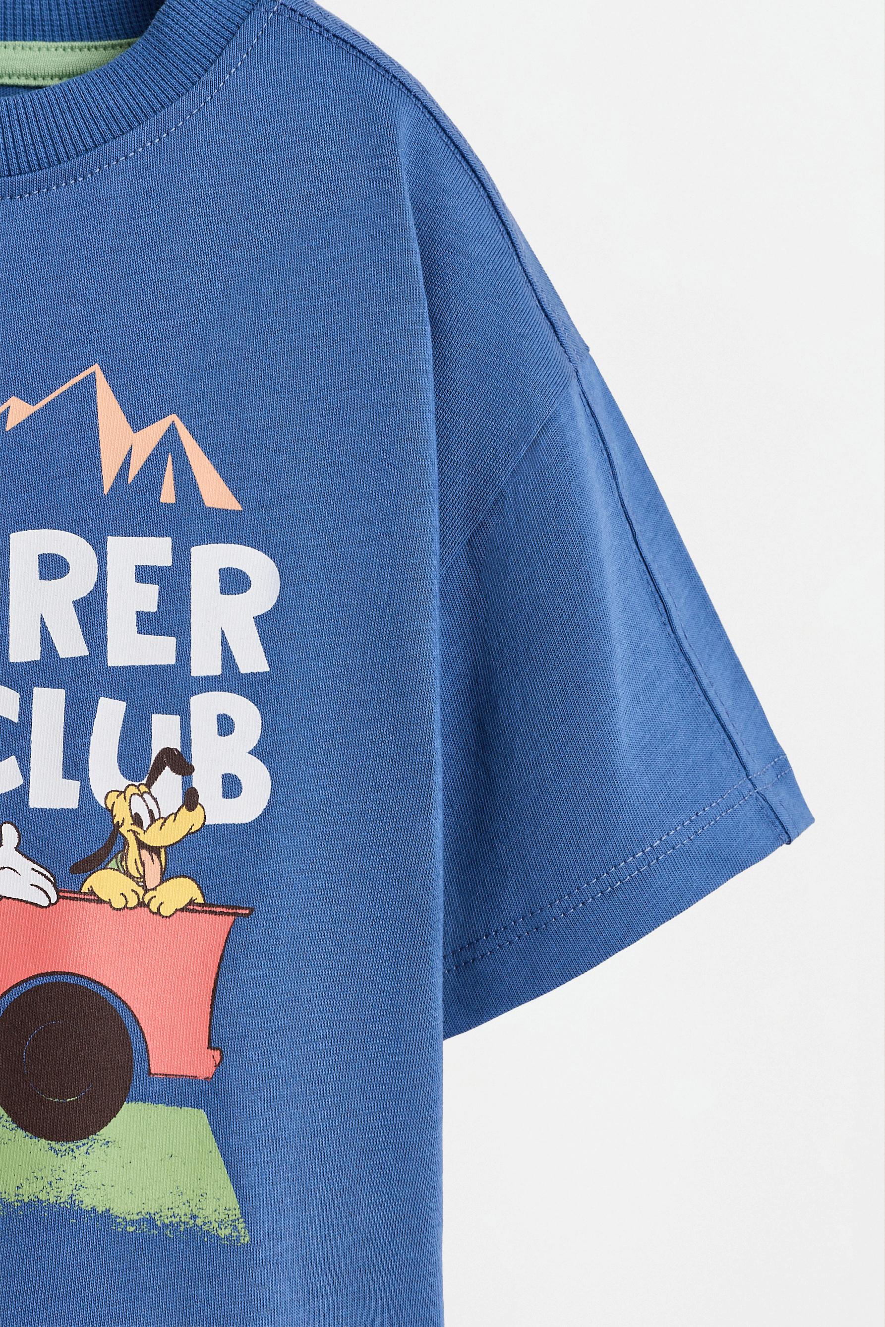 Mickey Mouse ©Disney T-shirt and plush trousers set — MEDIUM BLUE