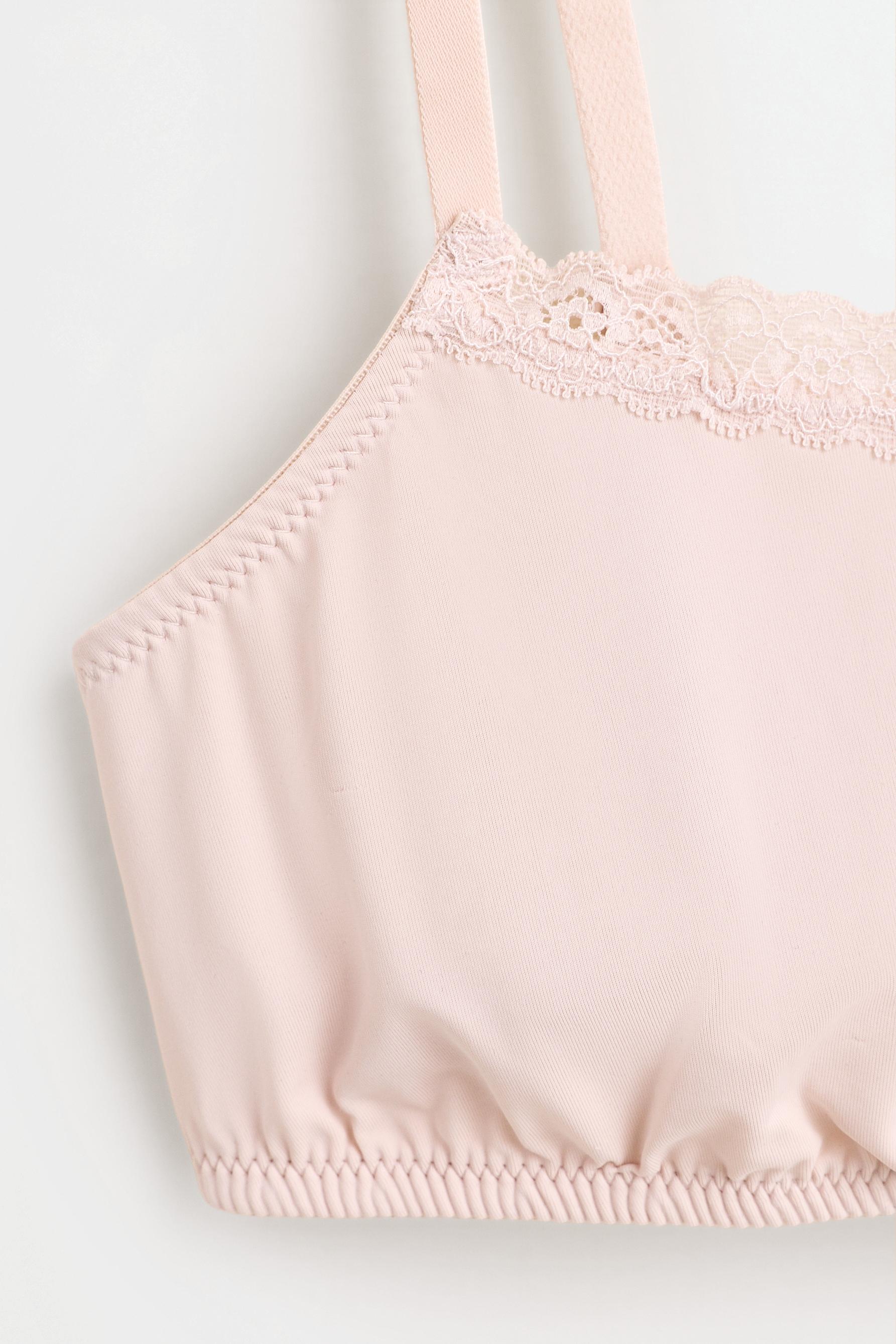 Lace Bra Top (Pack of 2) — BLACK