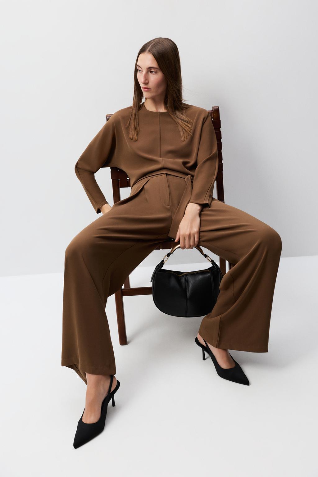 Batwing sleeve shirt