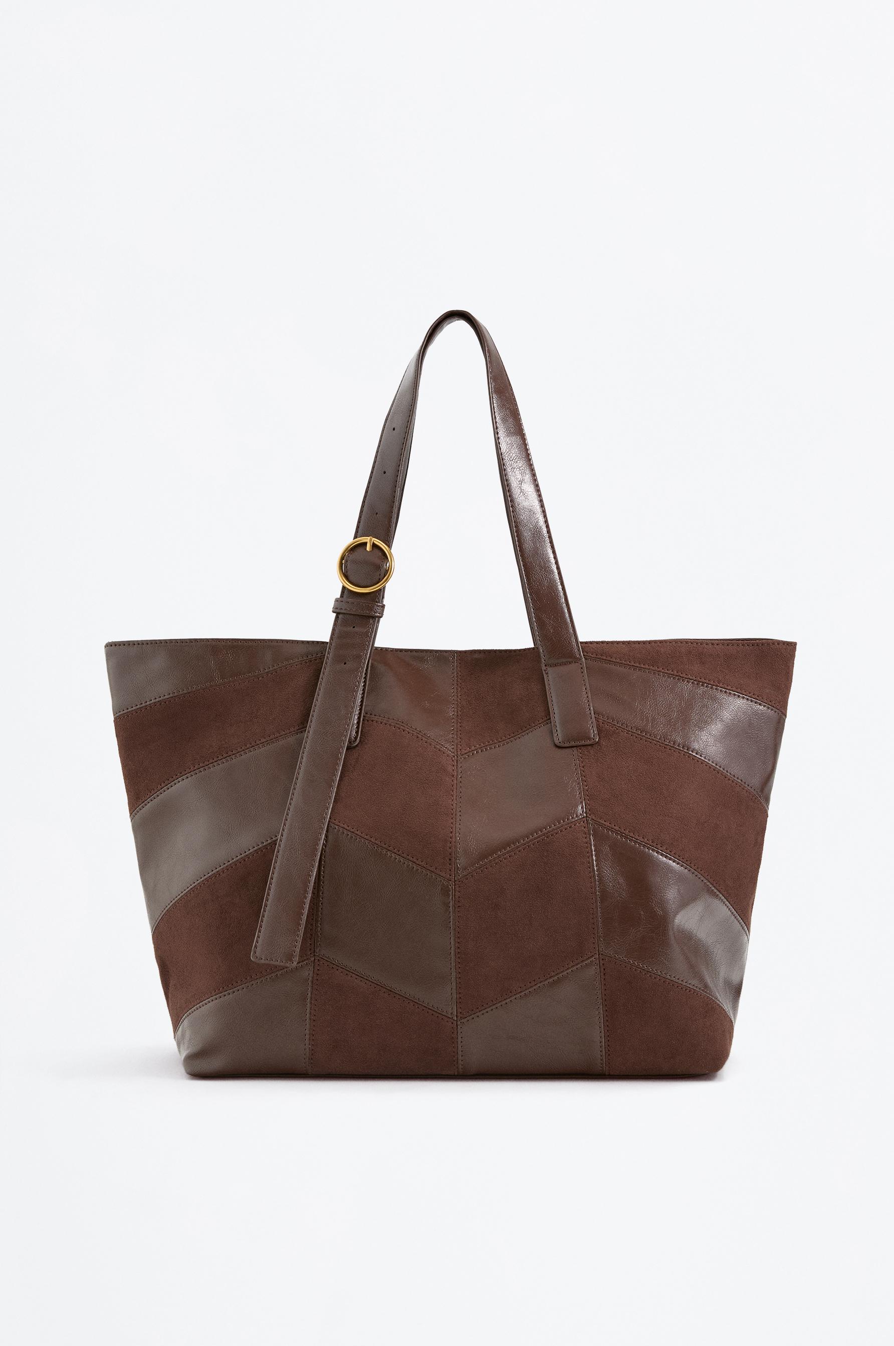 BOLSO SHOPPER DETALLE PATCHWORK
