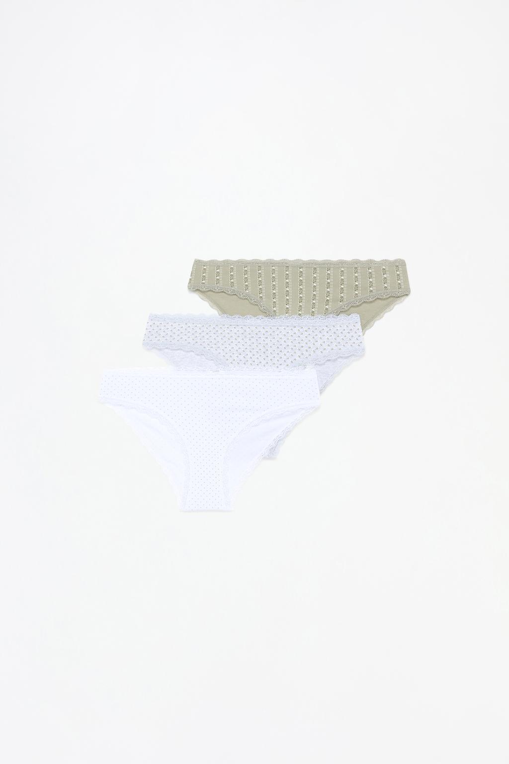 3-pack of printed Brazilian briefs