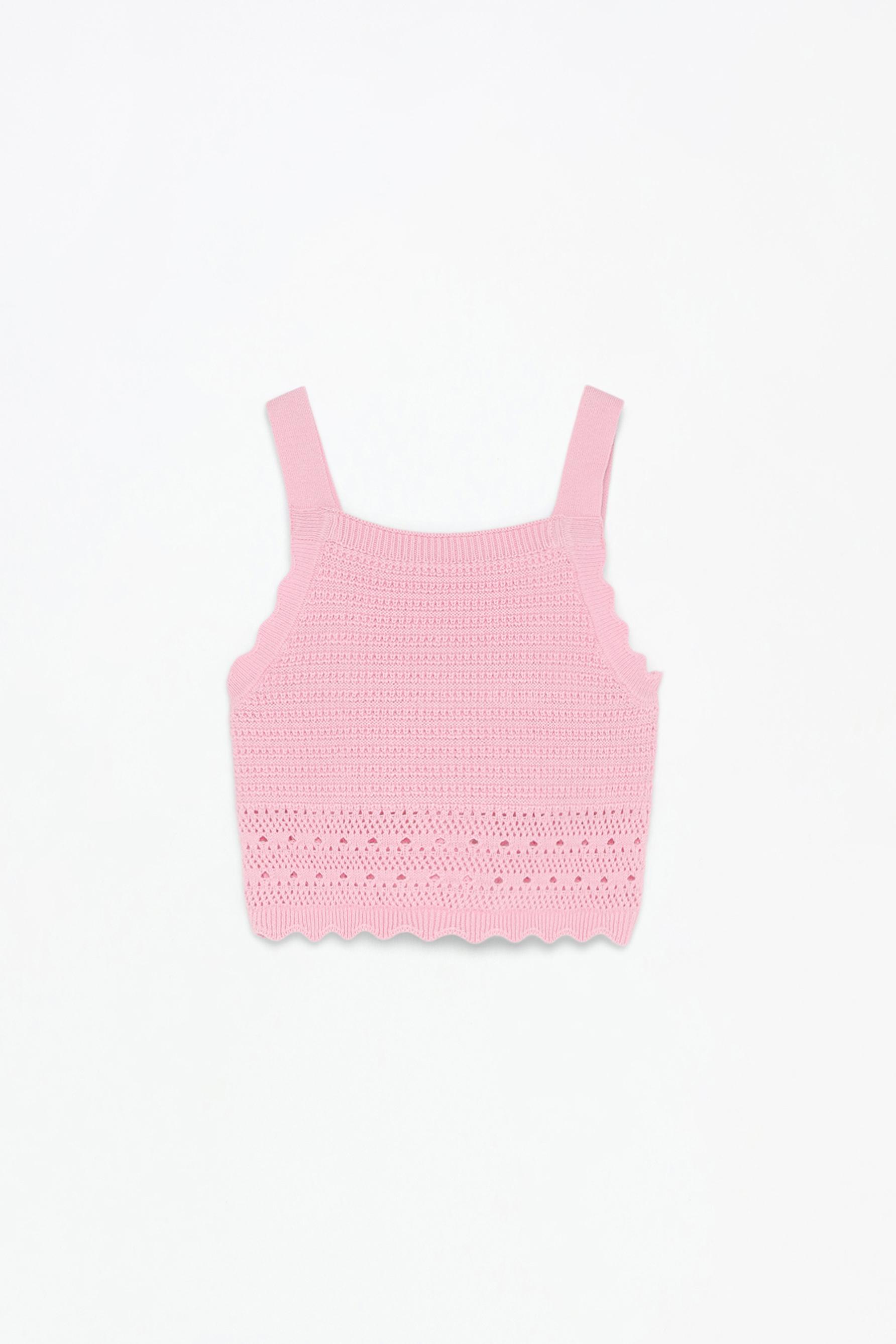 Top punto crochet