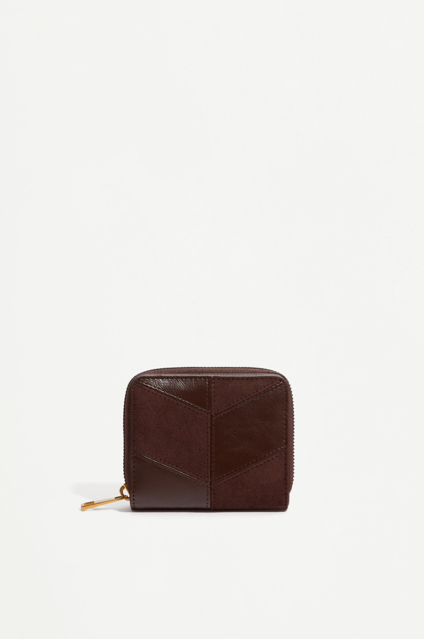 Patchwork wallet — BROWN