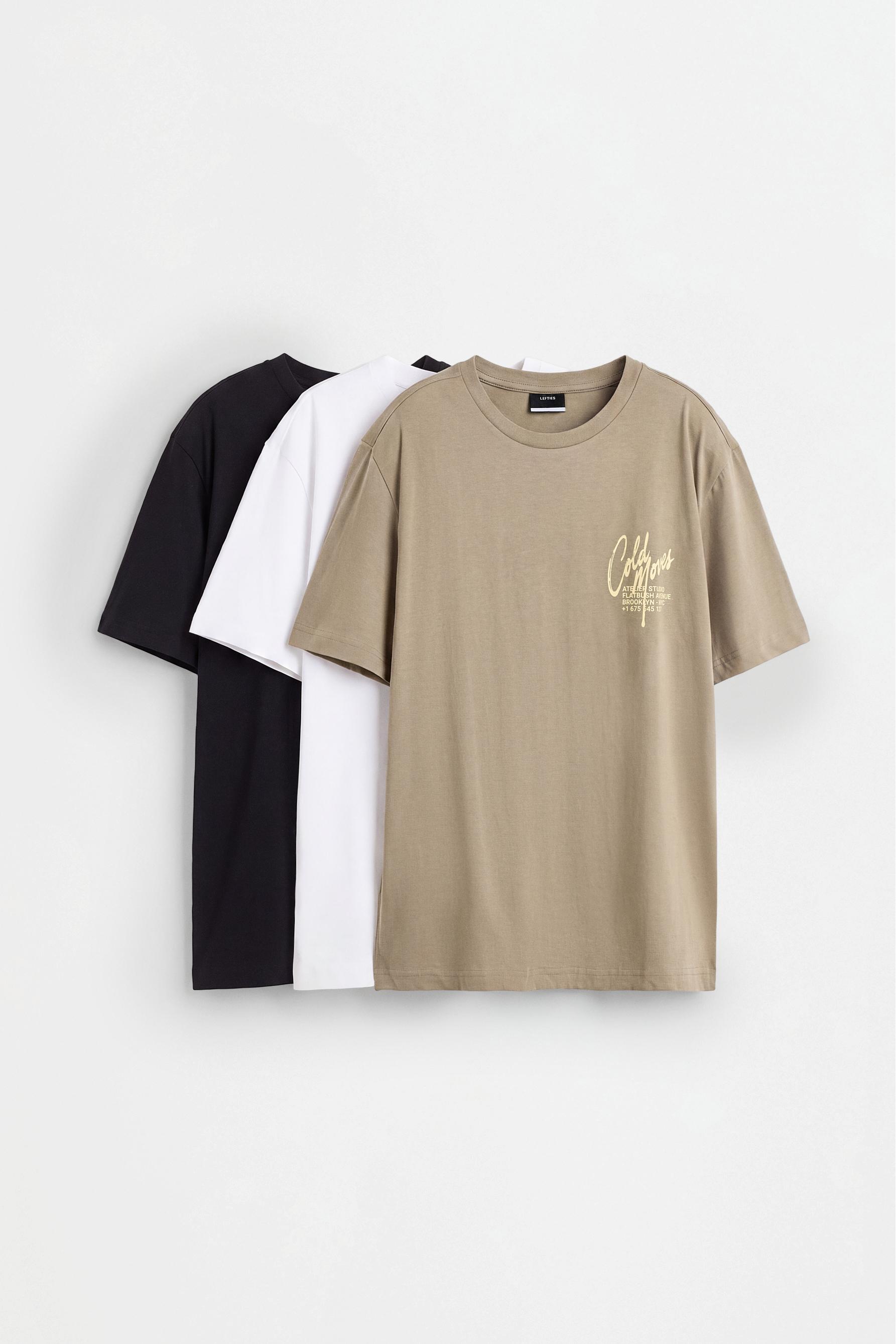 Pack 3 camisetas estampadas