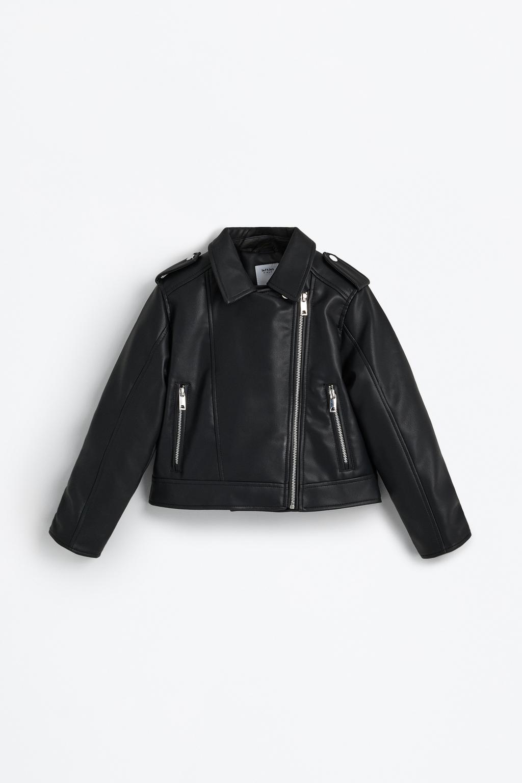 Faux leather jacket