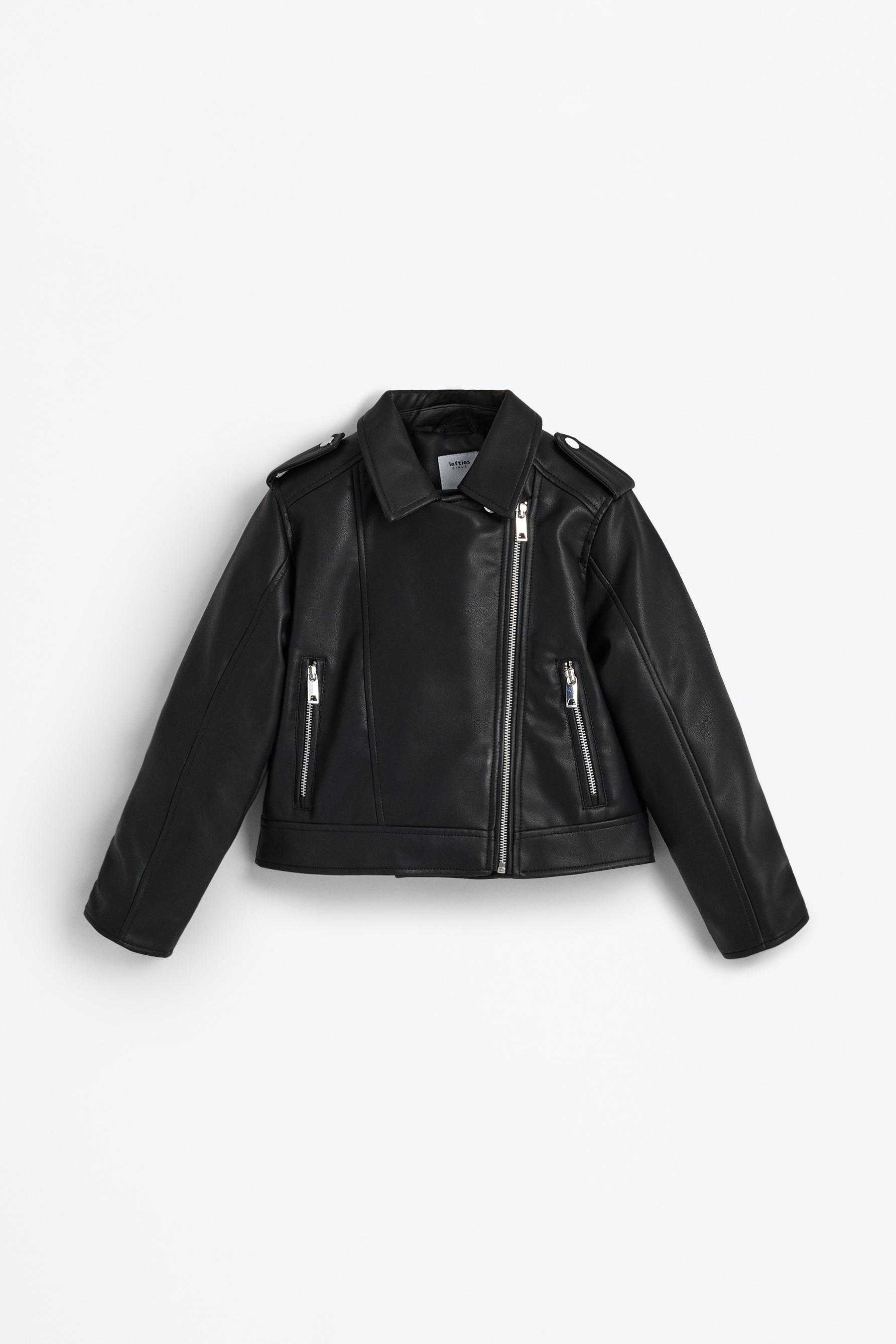 Cazadora Biker Chaqueta Hombre Lefties Cazadora Cruzada Efecto