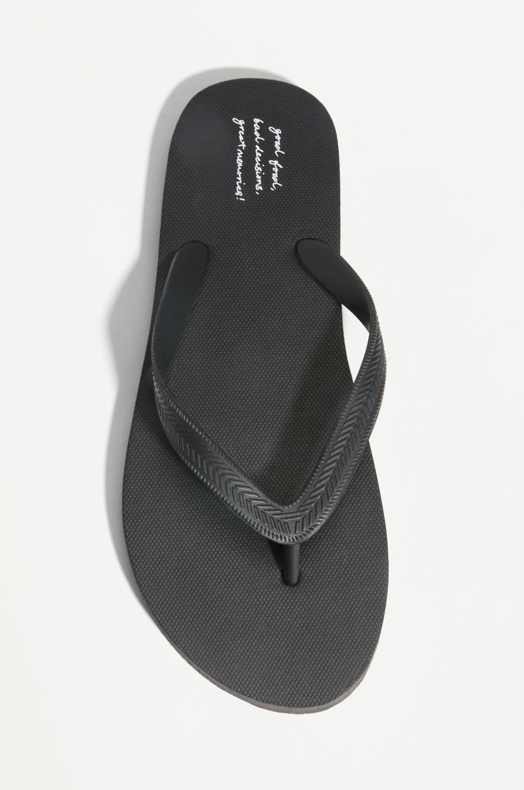 Bath flip-flops — BLACK