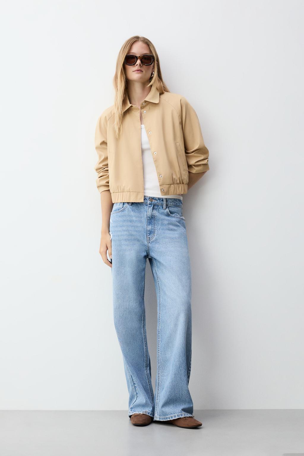 Baggy wide-leg jeans