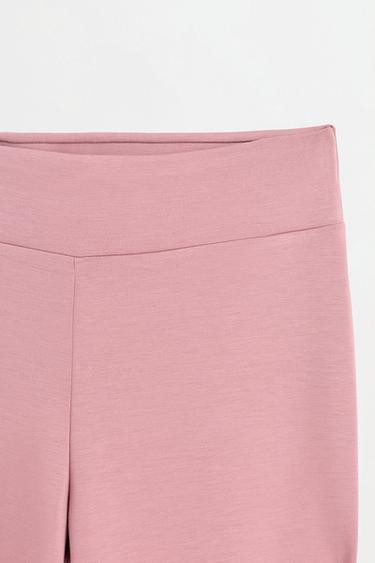 Flowing flared tracksuit trousers — PINK 8