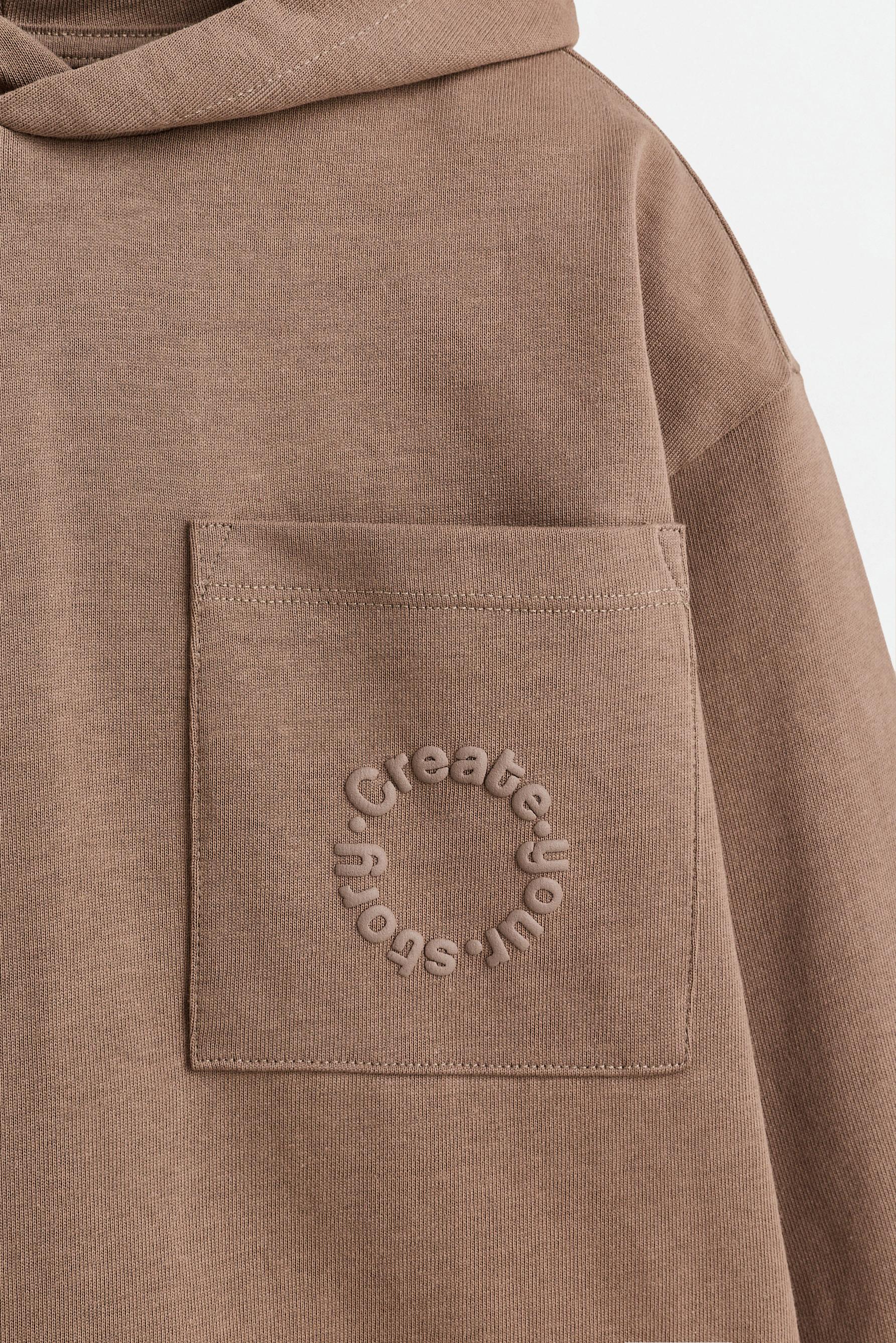 Heavyweight hooded T-shirt — MINK