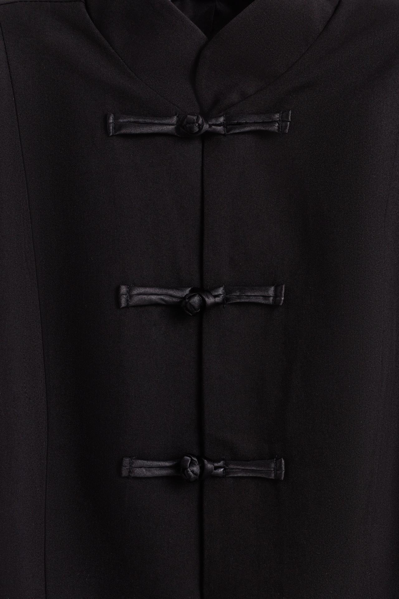 Toggle blazer — BLACK