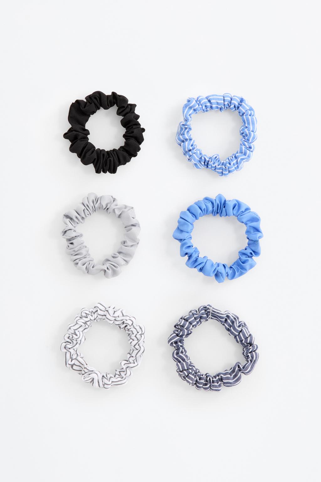 Pacco 6 scrunchie combinati