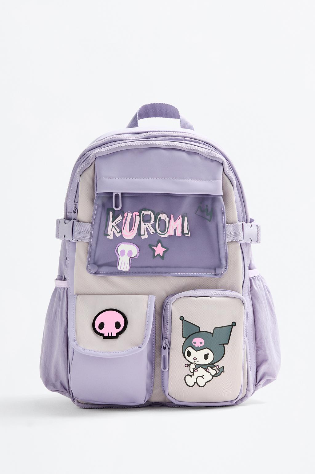 Motxilla multibutxaca Kuromi Hello Kitty ©SANRIO