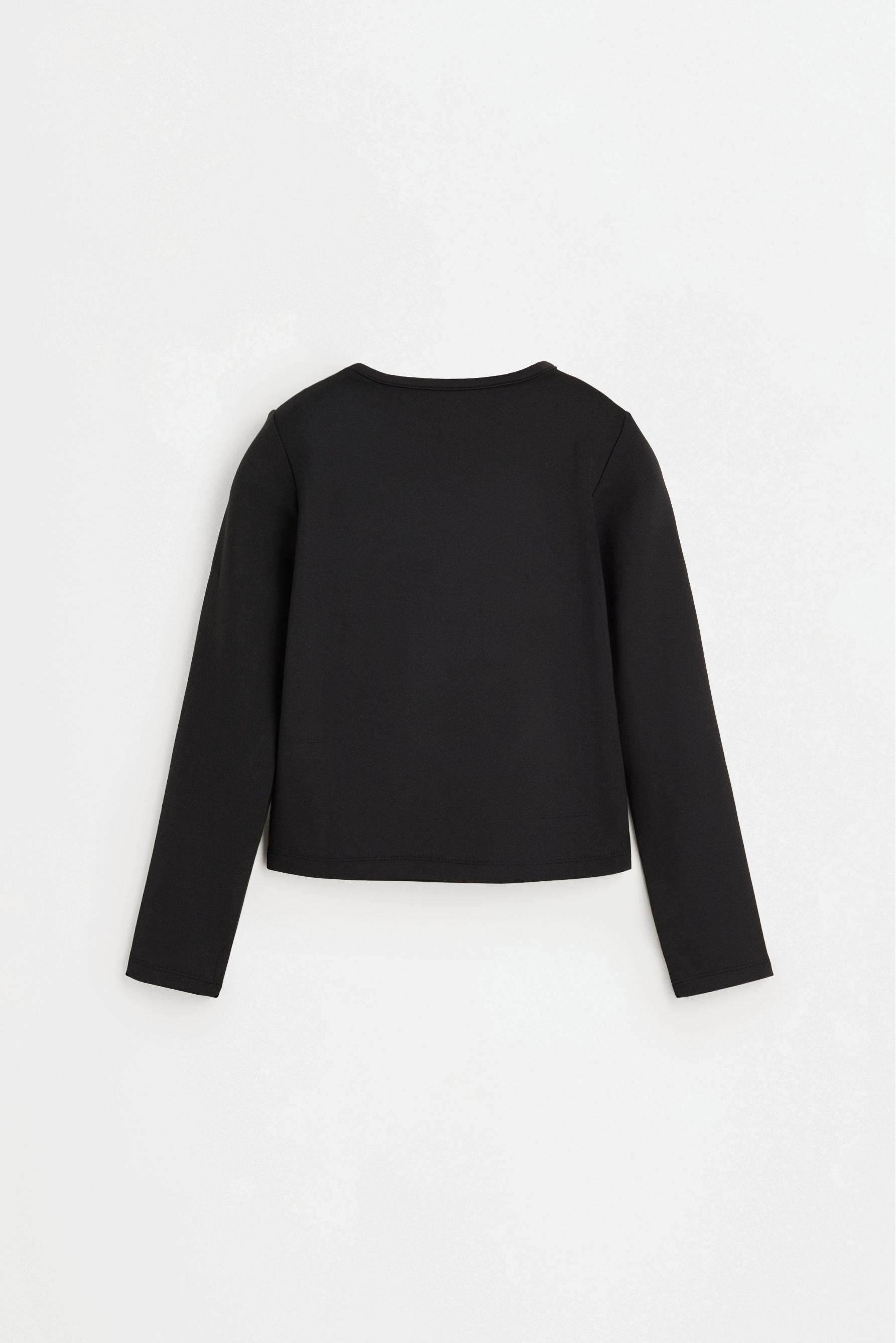 MEDIUM WEIGHT Thermal Comfort T-shirt — BLACK