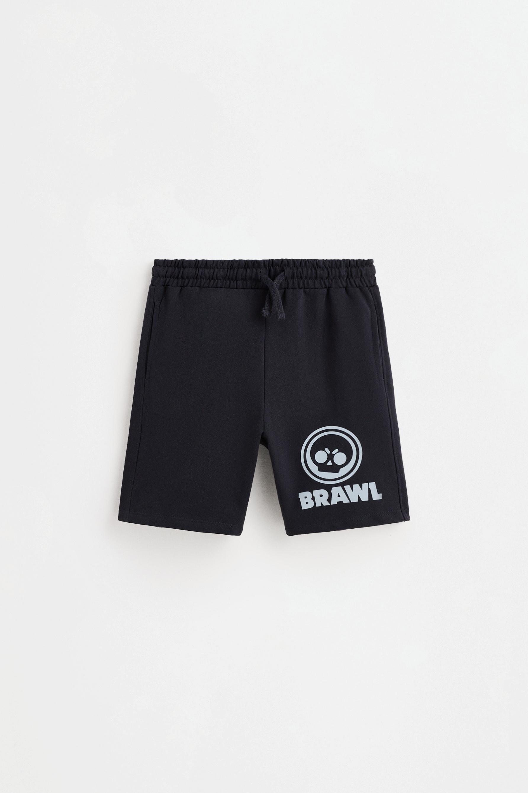 Brawl Stars ©Supercell Oy T-shirt and Bermuda shorts set — PALE GREY