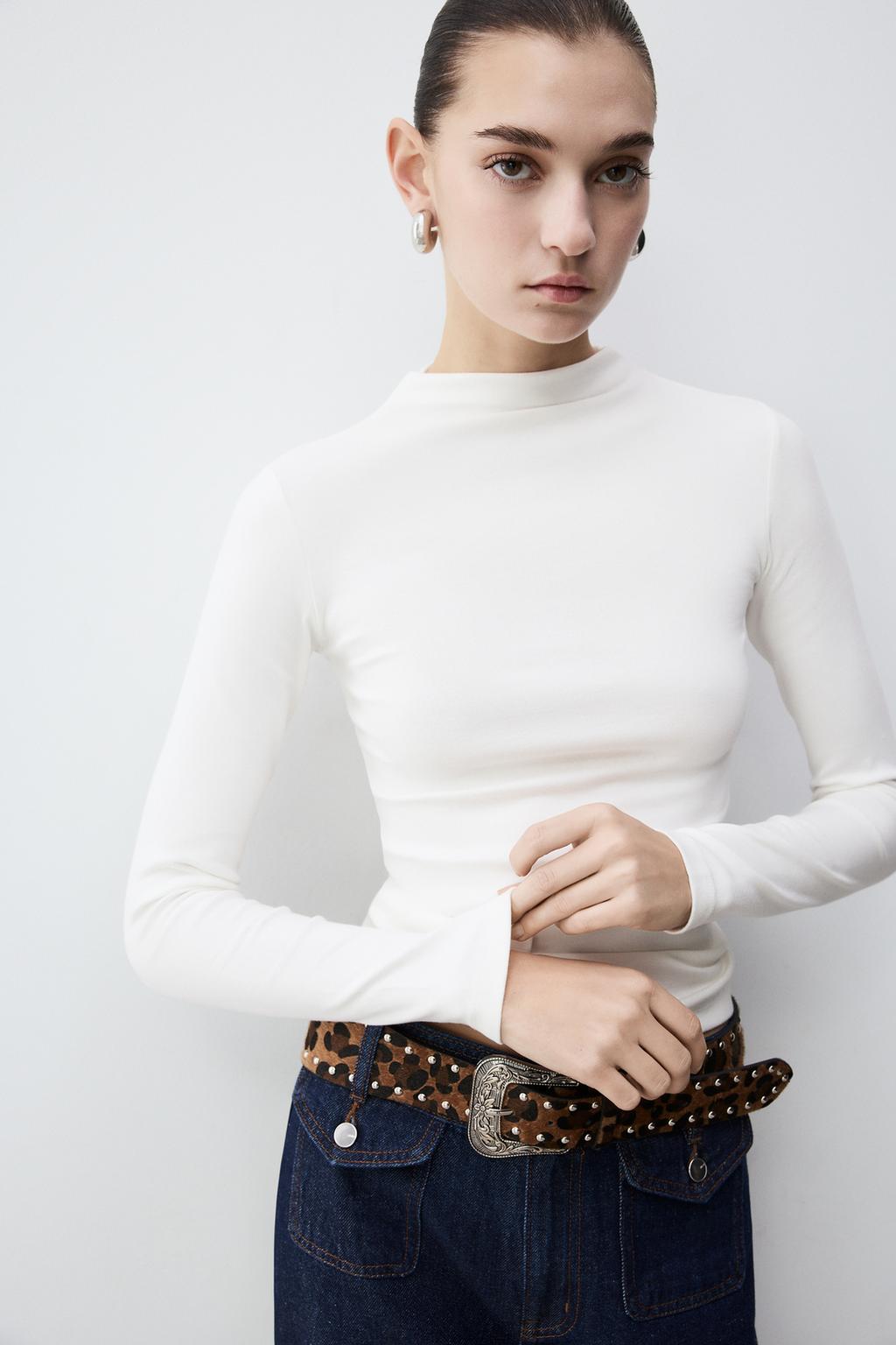 Camiseta cuello perkins