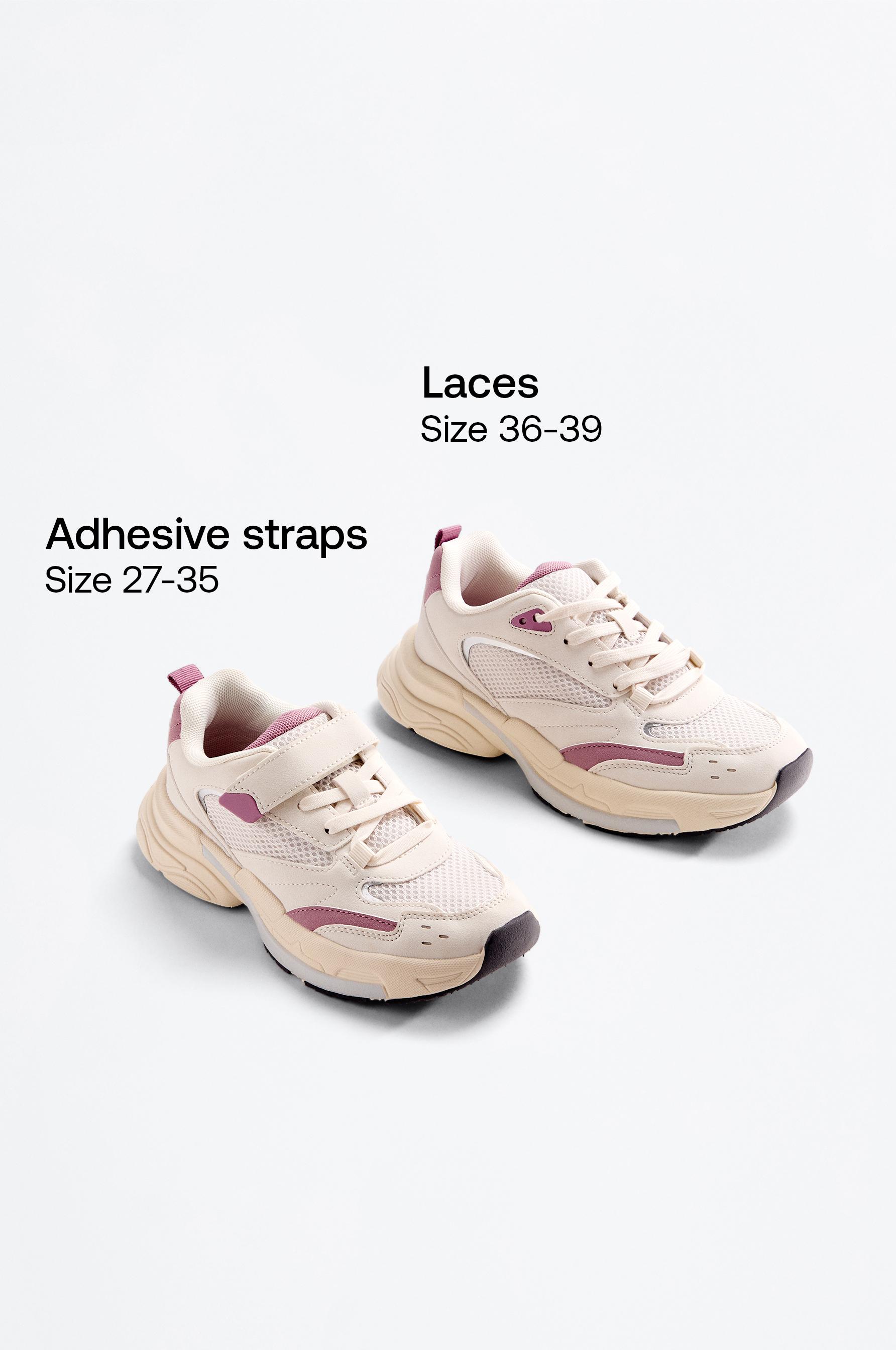 Multi-piece trainers — WHITE
