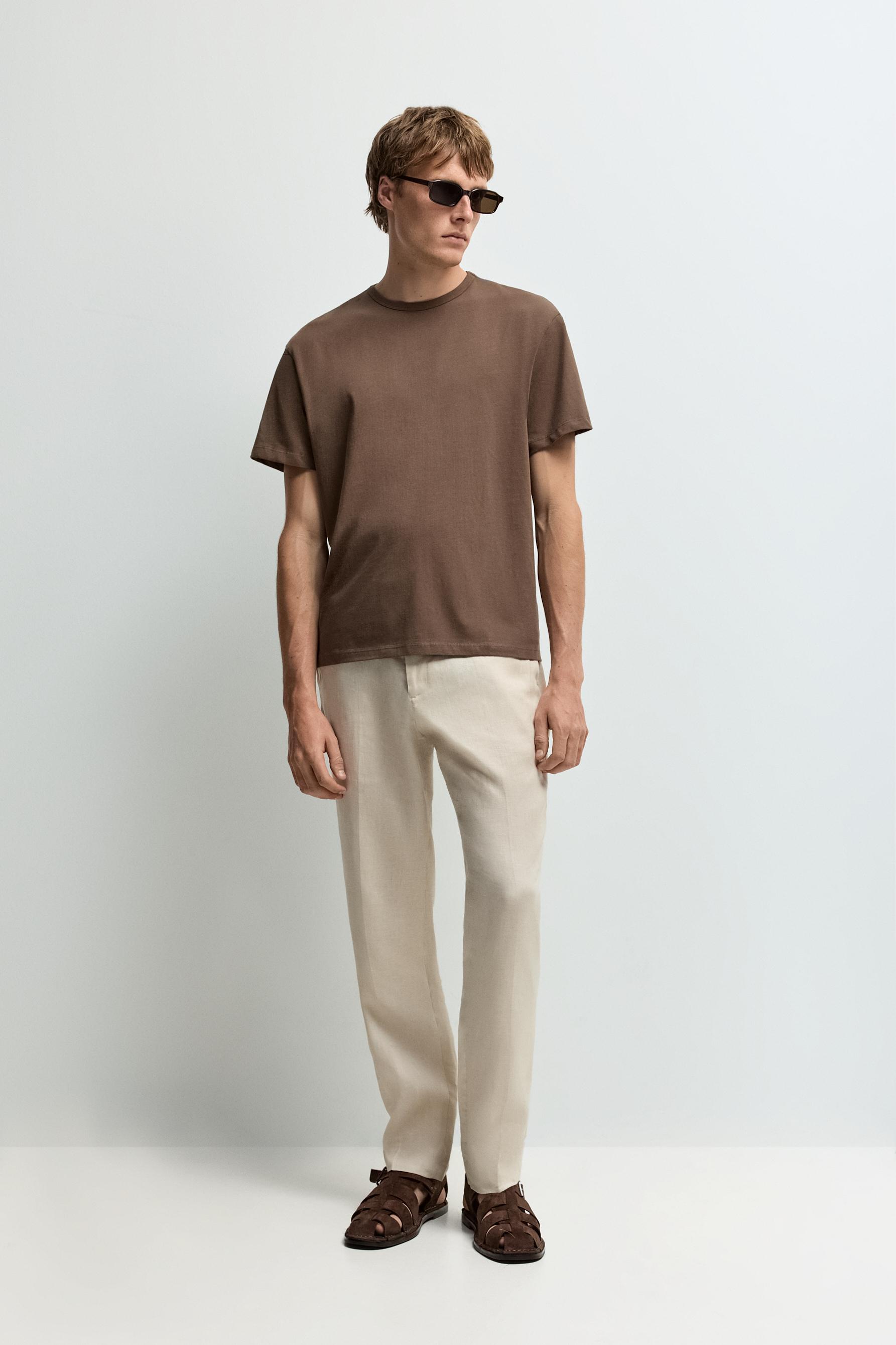 Texture T-shirt — DARK COPPER