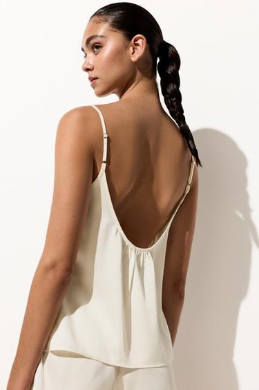 Satin short pyjamas — WHITE 5