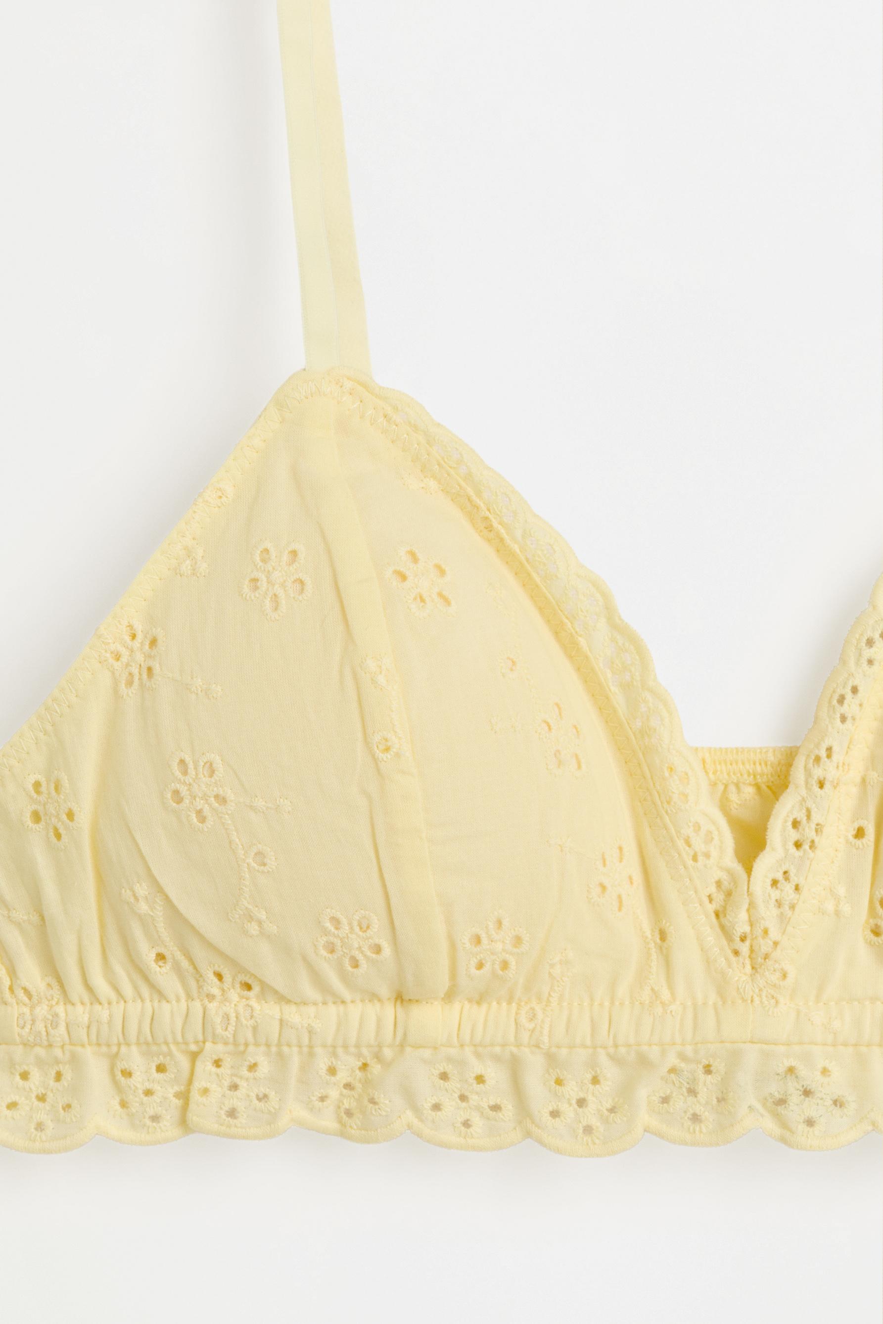 Swiss embroidery bralette — BUTTER